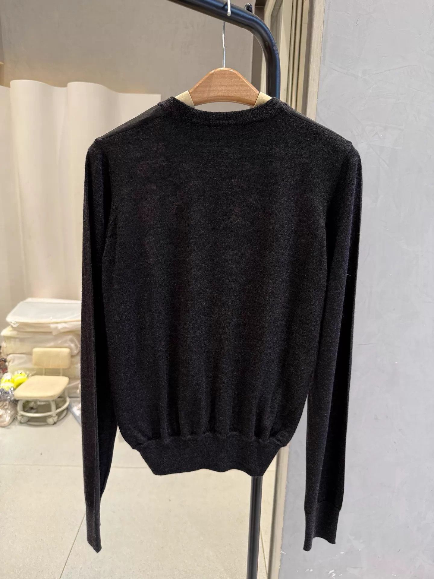 Dolce & Gabbana DG Wool Silk Blend Key Floral Top 42 Size M / US 6-8 / IT 42-44 - 4 Thumbnail