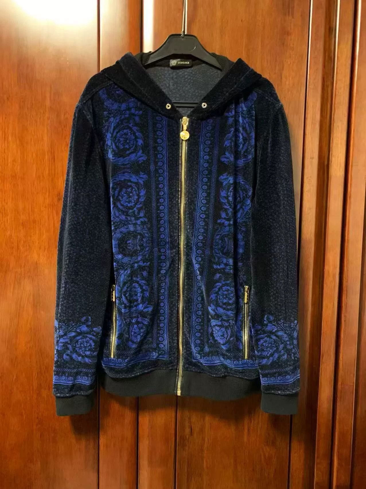 Japanese Brand Versace Men's Velvet Jacket Size US M / EU 48-50 / 2 - 1 Thumbnail