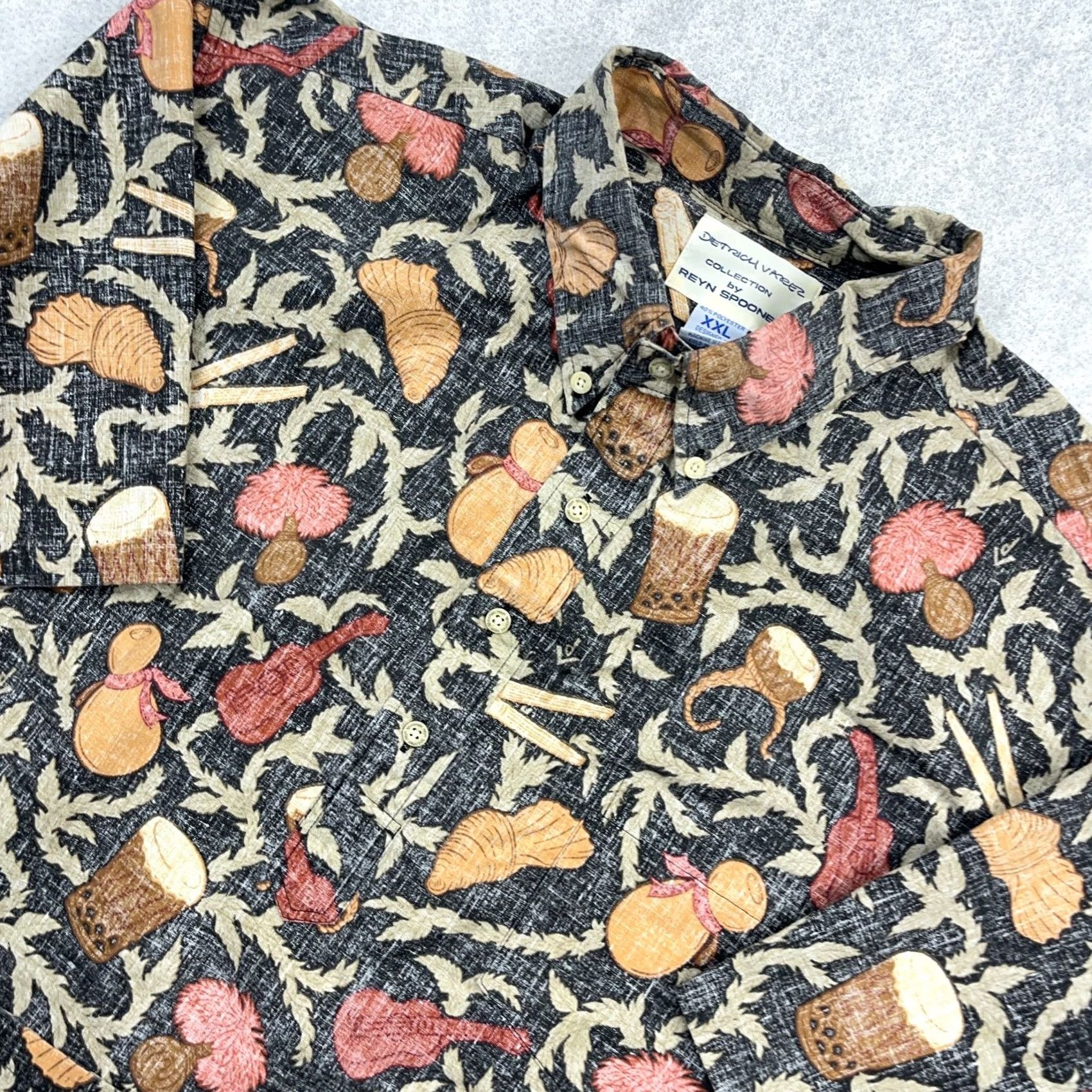 Reyn Spooner Vintage Reyn Spooner Polo Shirt Men 2XL Hawaiian Floral 90s Polo Shirt Mens Size US XXL / EU 58 / 5 - 2 Thumbnail