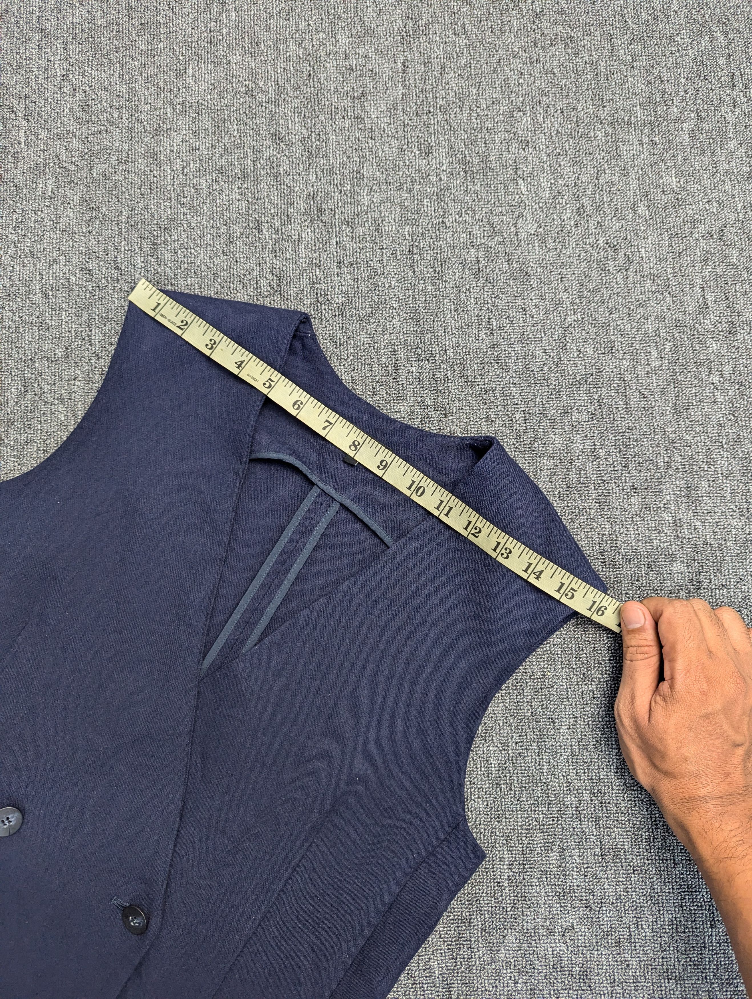 Theory Theory Seam Vest Double Breasted Sleeveless Coat Jacket Size XS / US 0-2 / IT 36-38 - 11 Thumbnail