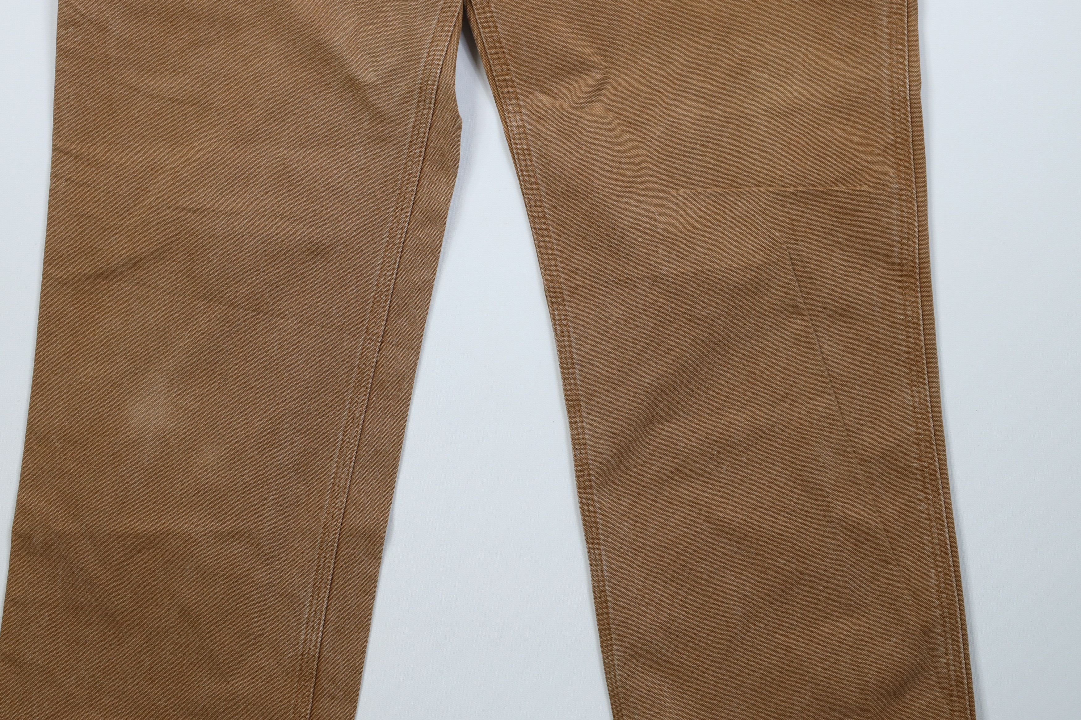 Carhartt Vintage Y2K Carhartt Relaxed Canvas Wide Leg Dungaree Pants Size US 36 / EU 52 - 4 Thumbnail