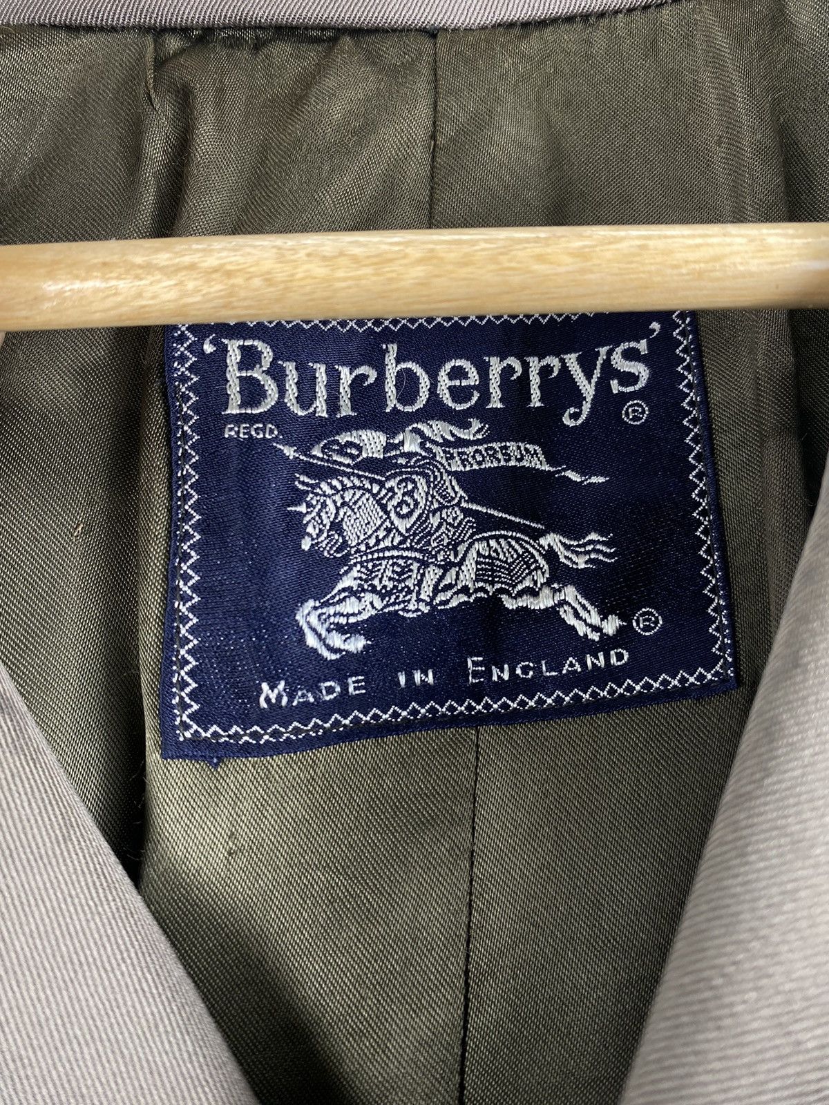 Burberry Vintage 80’s Burberrys England Trench Coat Jacket Size US M / EU 48-50 / 2 - 14 Thumbnail