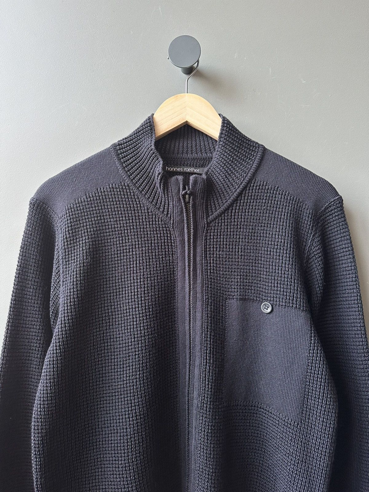 hannes roether Hannes Roether Knit Zip Wool Sweater Size XS Size US XS / EU 42 / 0 - 2 Thumbnail