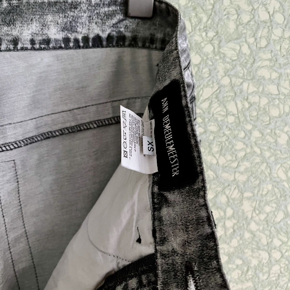 Ann Demeulemeester SS01 Silver 5-Pocket Pants Size US 28 / EU 44 - 7 Thumbnail