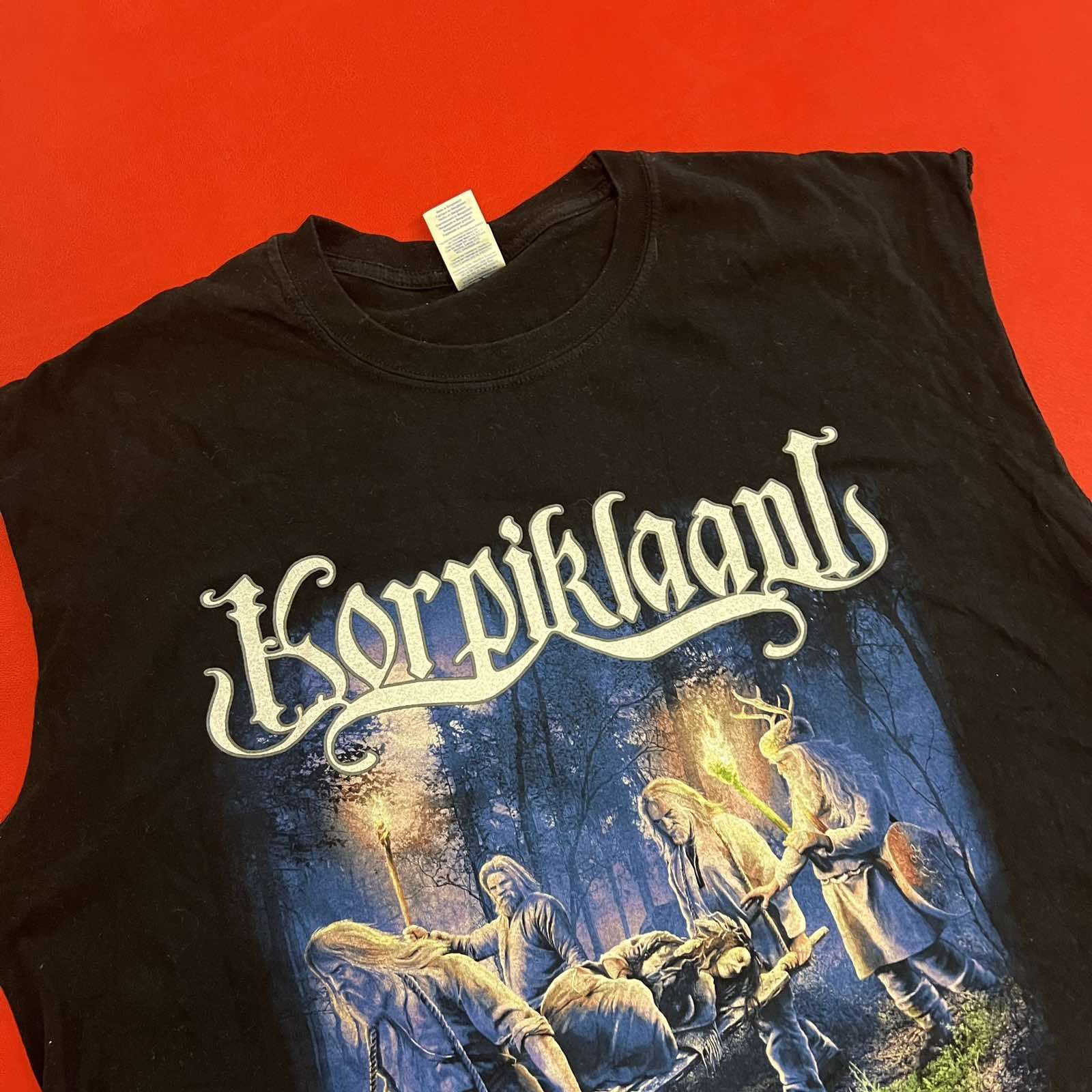 Band Tees Vintage Korpiklaani Finish Folk Metal Mafia Tour Band Tee Size US XXL / EU 58 / 5 - 4 Thumbnail