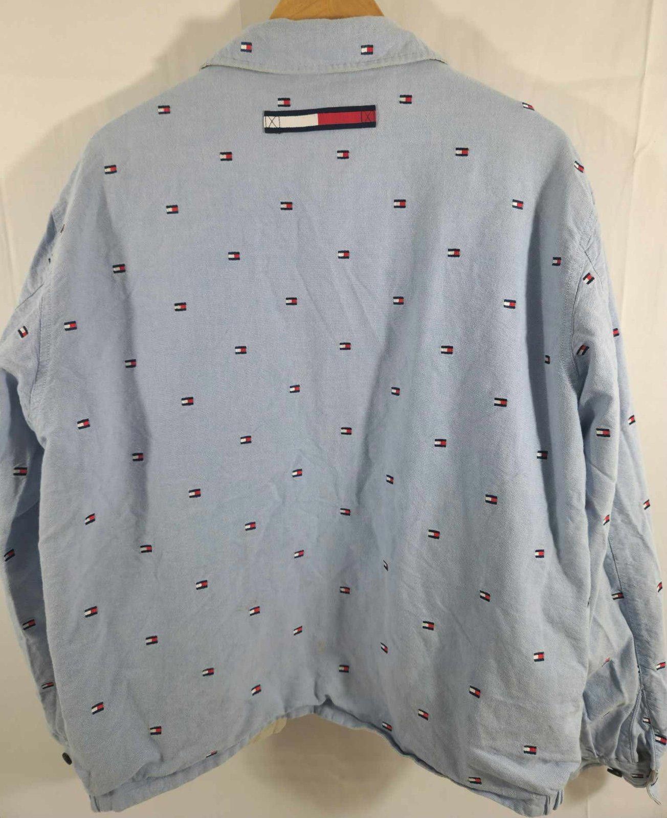 Tommy Hilfiger Vintage Tommy Hilfiger Blue Embroidered Jacket Size US XL / EU 56 / 4 - 2 Thumbnail
