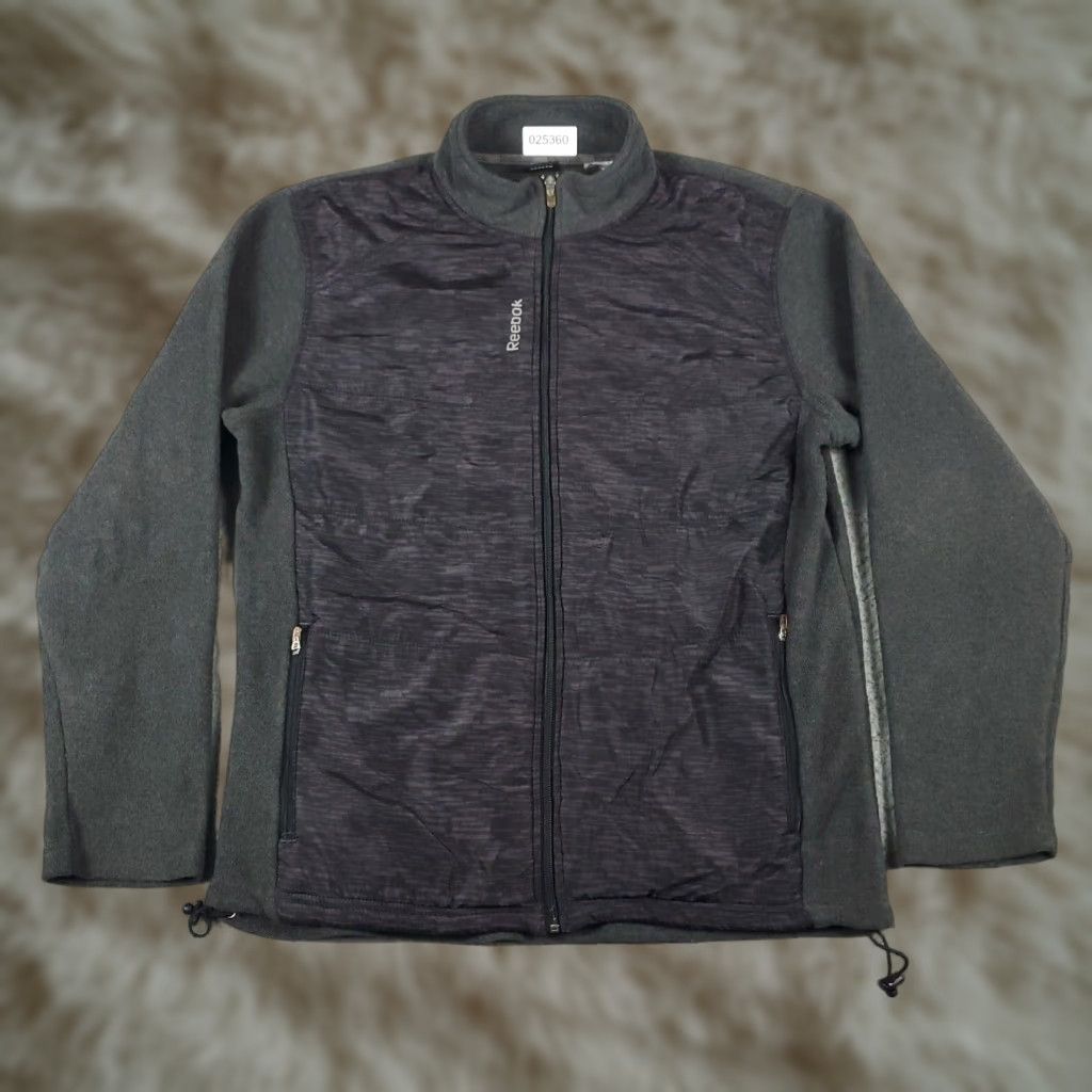 Reebok Reebok Sweater Mens M Gray Fleece Full Zip Up Casual Modern Sports Size US M / EU 48-50 / 2 - 1 Thumbnail