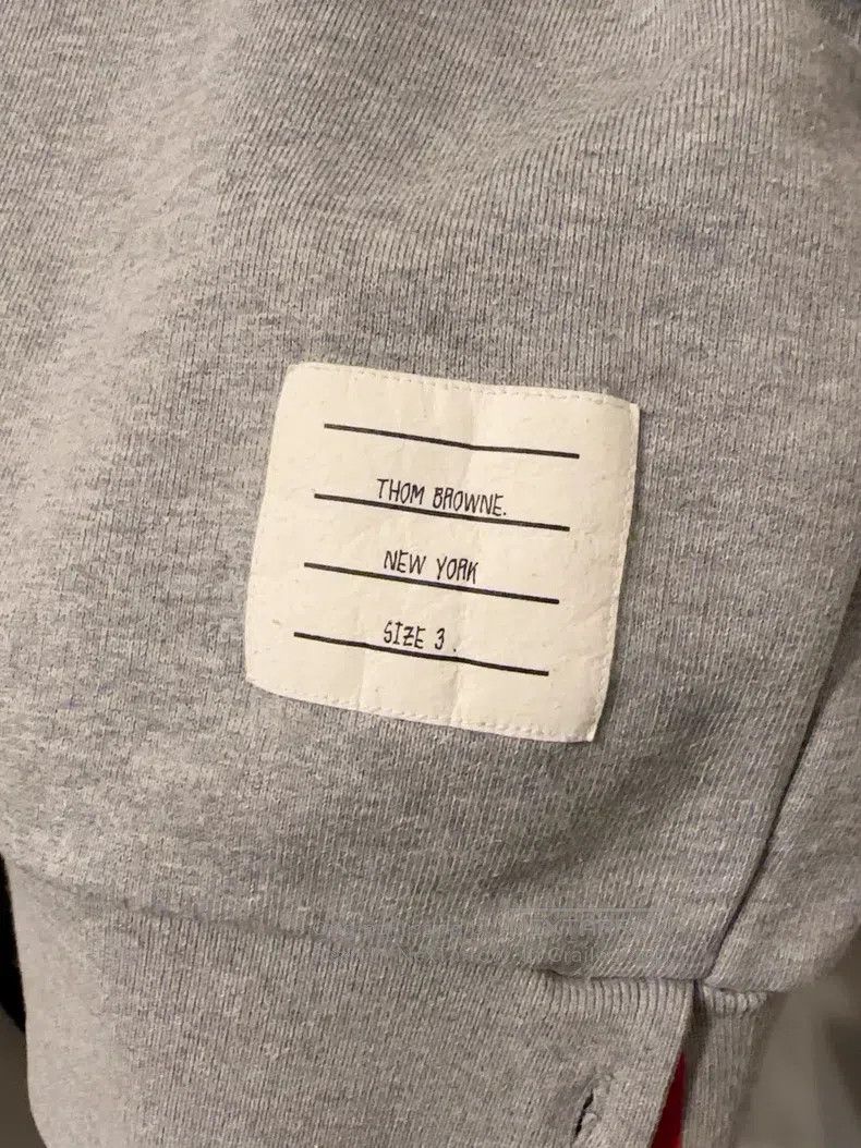 Thom Browne Thom Browne Gray crewneck sweatshirt Size US L / EU 52-54 / 3 - 3 Thumbnail