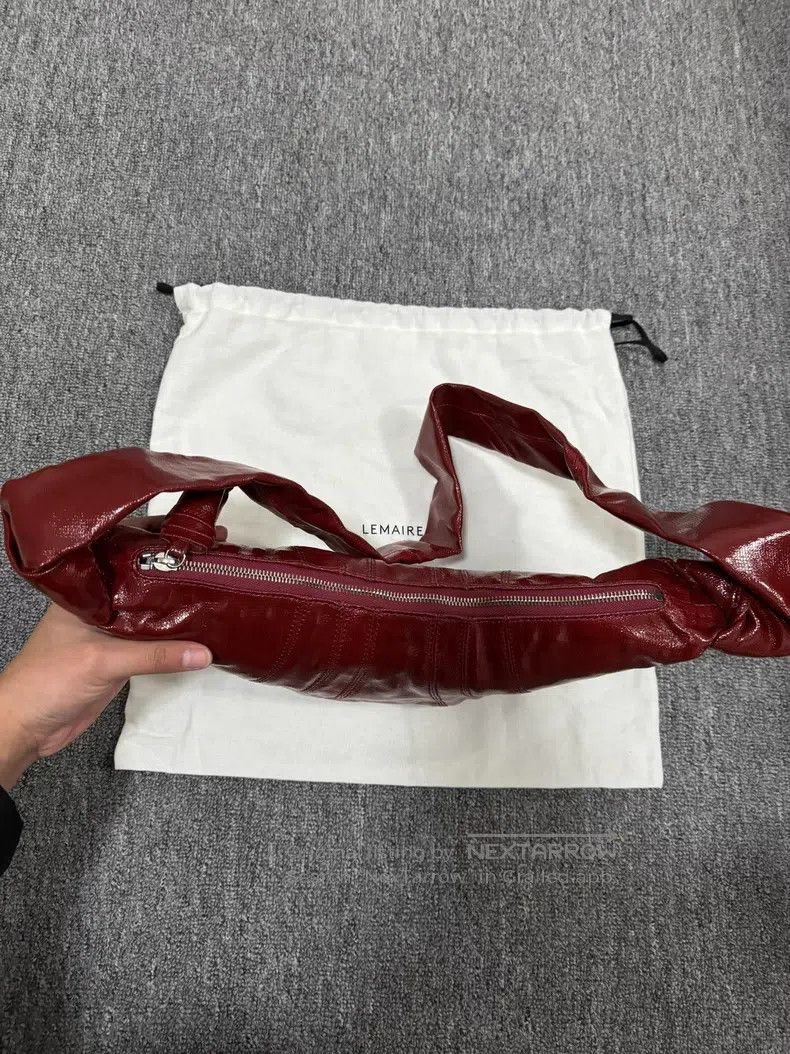Lemaire LEMAIRE Brick red coated horn bag Size ONE SIZE - 5 Thumbnail
