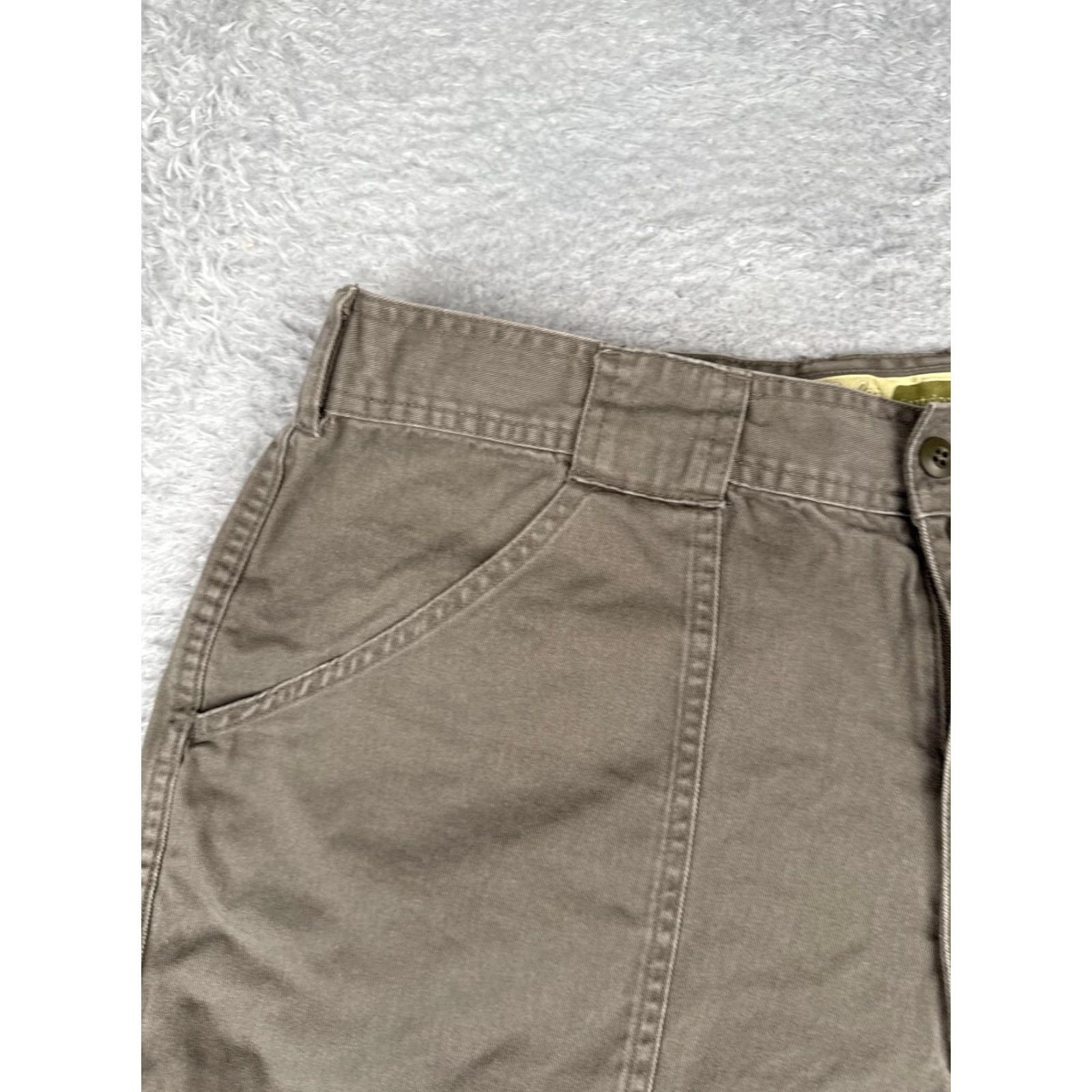 Vintage Cabela's Shorts Womens 38 Brown Twill Hiking 3 Inseam Pockets Outdoor Cotton Size 26" / US 2 / IT 38 - 4 Thumbnail