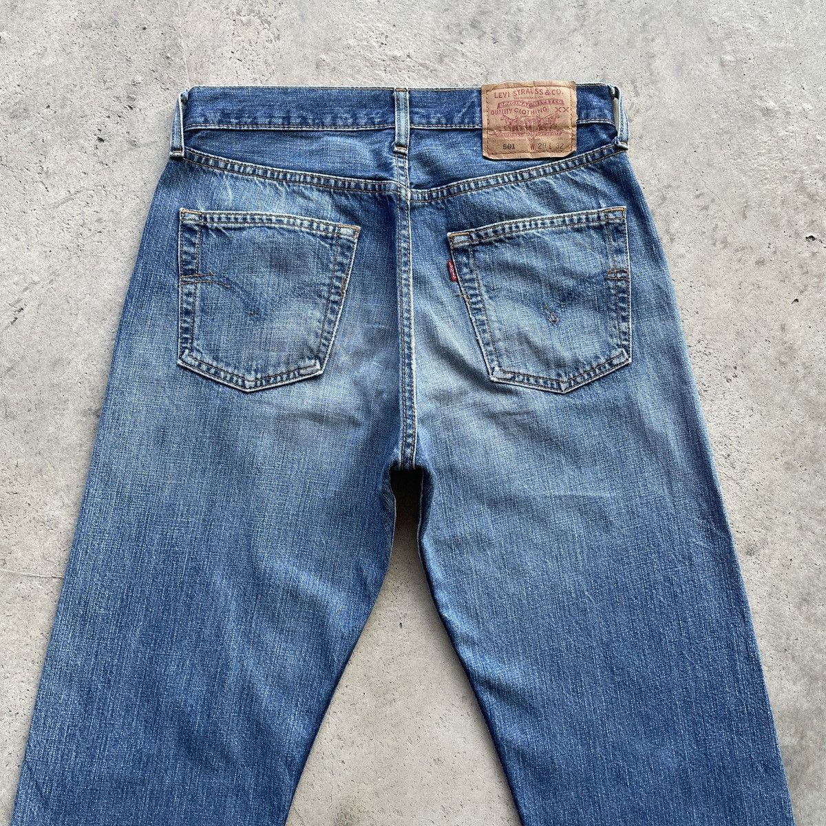 Levi's W29💥 Vintage Levi’s 501 Faded Jeans Denim Pants Distressed Size US 29 - 12 Thumbnail