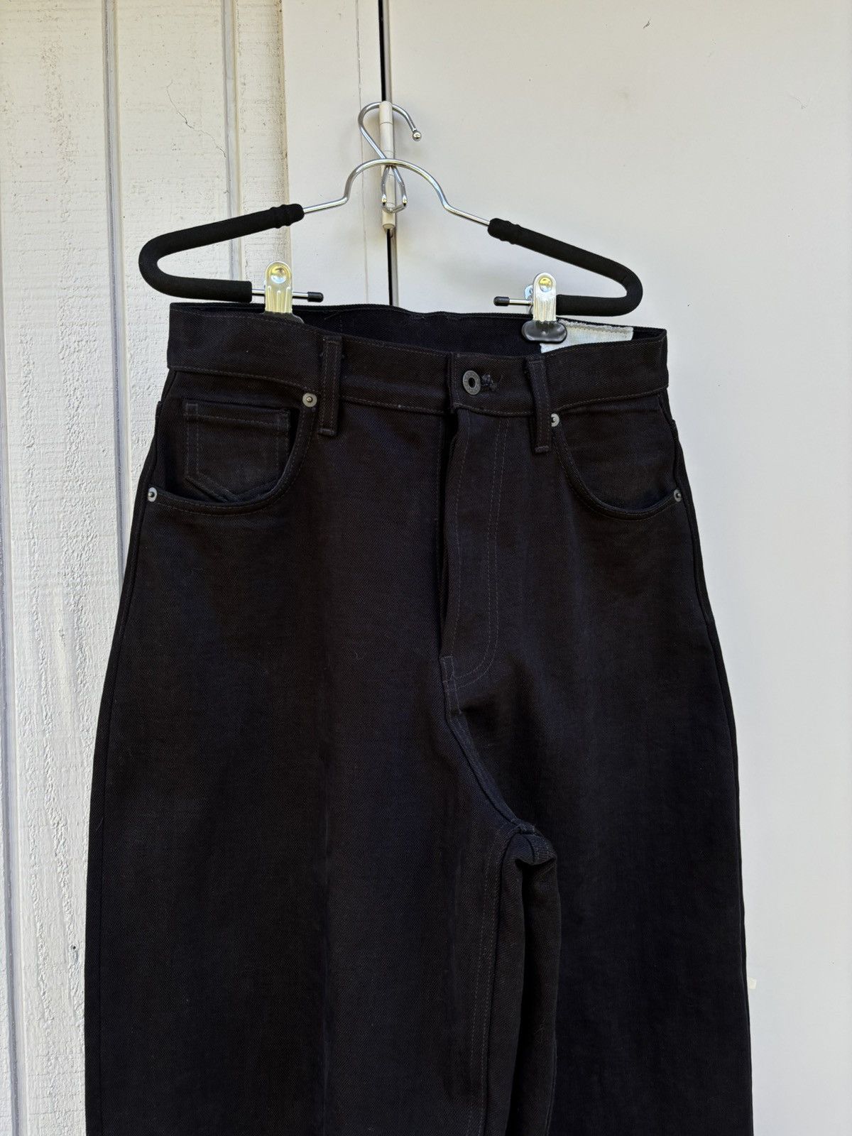 K-Two Studios Ktwo 20z Black Selvedge Denim Size US 30 / EU 46 - 3 Thumbnail