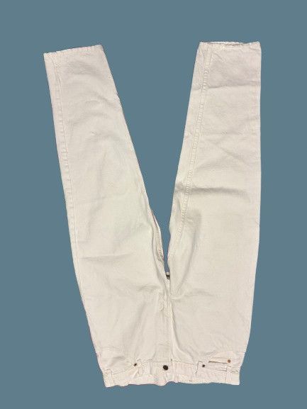 Levi's Vintage Clothing VINTAGE ORANGE TAB LEVIS WHITE DENIM JEANS Size US 38 / EU 54 - 2 Thumbnail