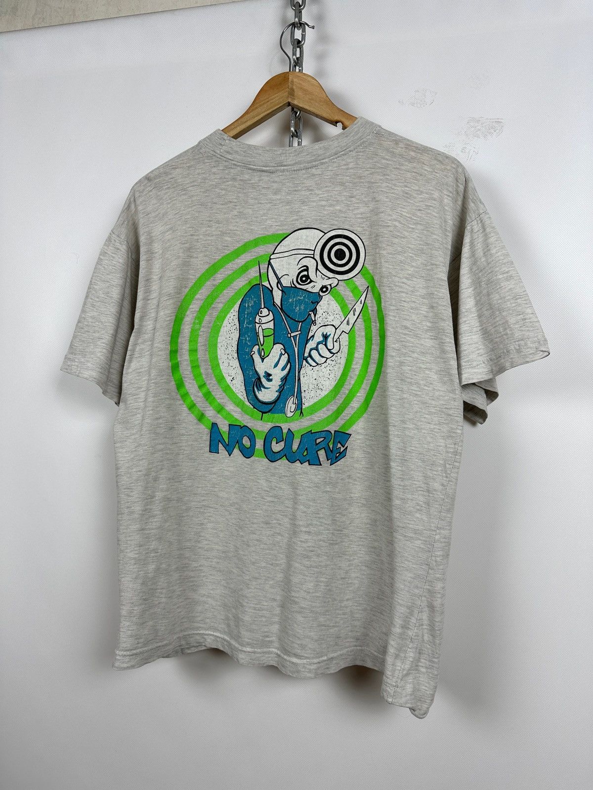 Band Tees 90s Vintage Sick Of It All No Cure Band T-Shirt Size US M / EU 48-50 / 2 - 3 Thumbnail