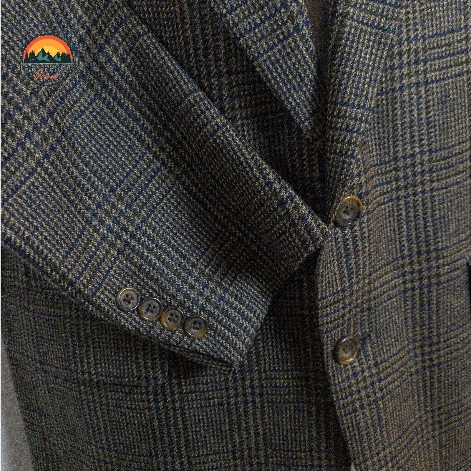Oscar De La Renta Oscar De La Renta Heritage Wool Blazer Sport Coat Sz 42R Size 42R - 19 Thumbnail