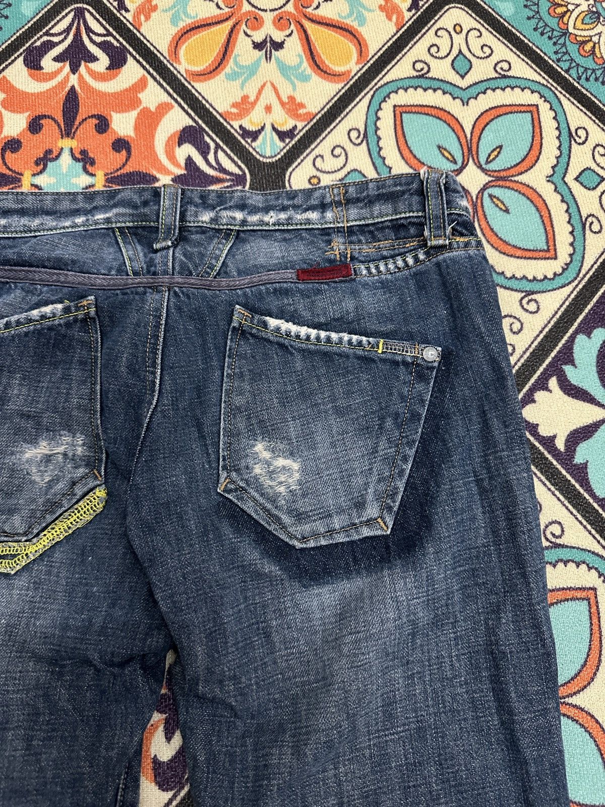 Marithe + Francois Girbaud 2000 Marithe + Francois Girbaud Wash Denim Jeans Size US 28 / EU 44 - 13 Thumbnail