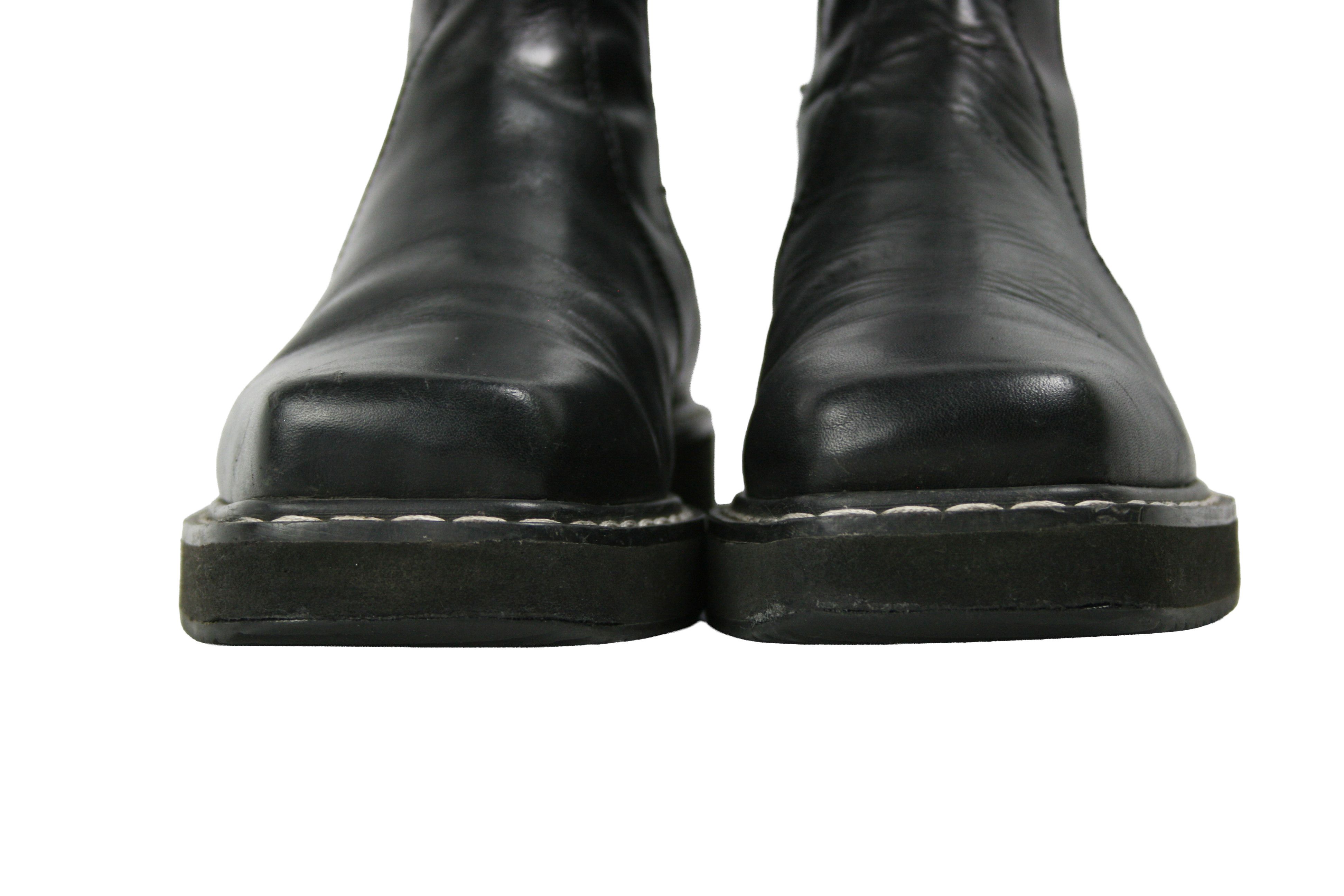 Jil Sander Square Toe Chelsea Boots Size US 9 / IT 39 - 4 Thumbnail