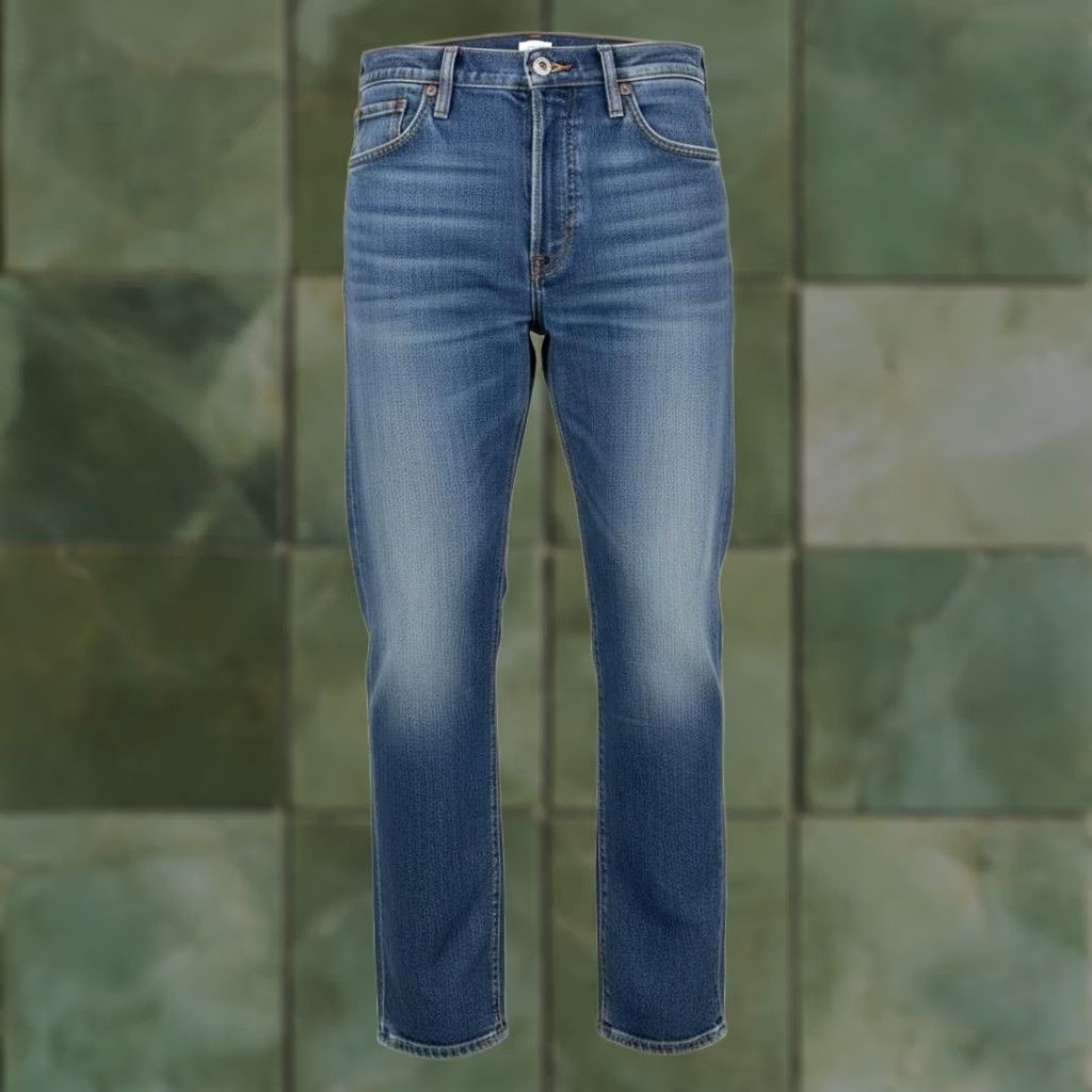 Levi's Levi's 505 Jeans Mens 30x30 Blue Medium Wash Straight Denim Zip Fly Regular Fit Size US 30 / EU 46 - 1 Thumbnail
