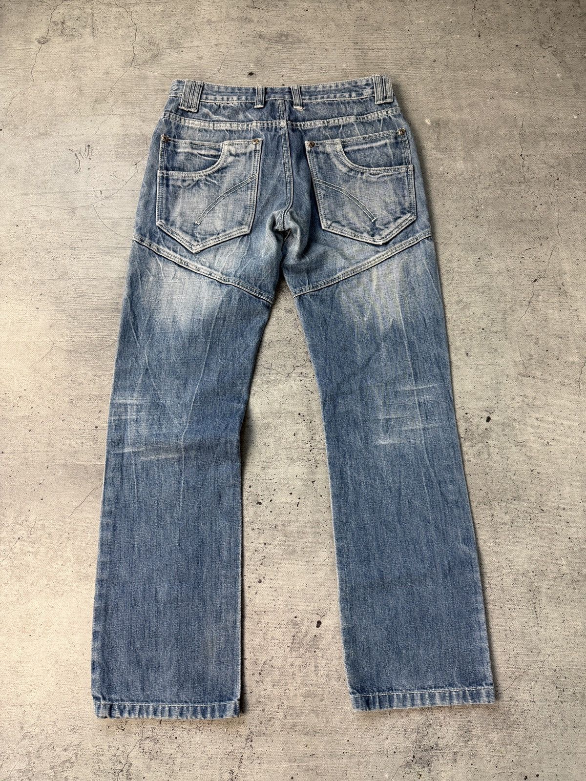 Tornado Mart Tornado mart flared pants vintage washed blue 90’s y2k jeans Size US 33 - 2 Thumbnail