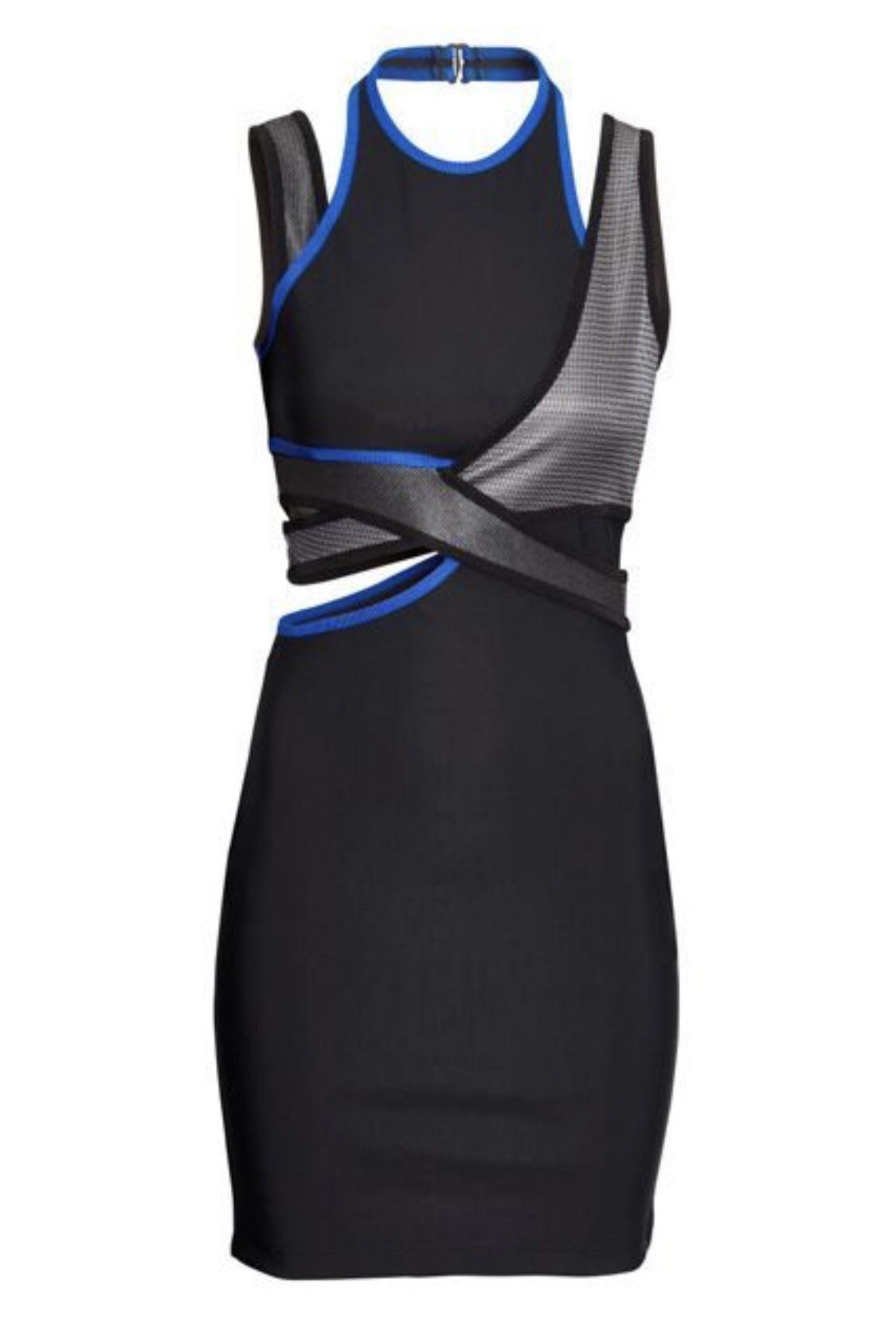 ALEXANDER WANG halter neck midi dress W cut out side - ilac.rochib.com