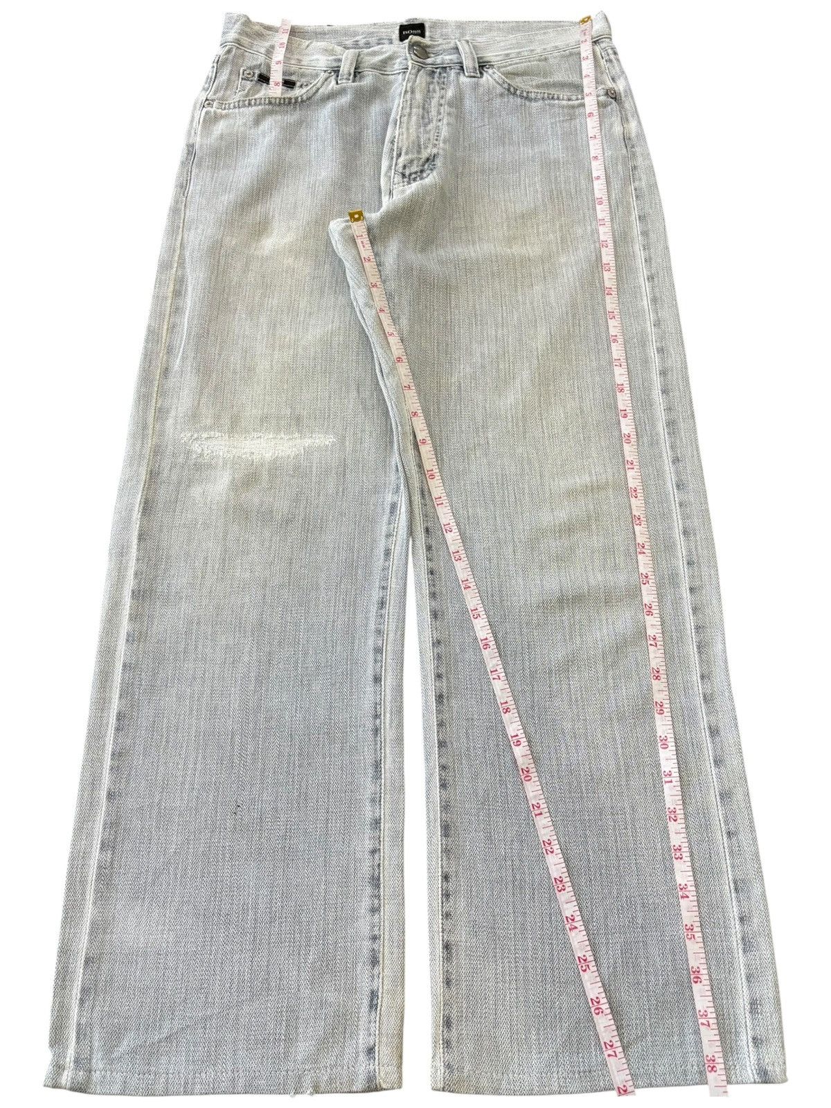 Hugo Boss Vintage Hugo Boss Faded Wash Baggy Jeans Size US 31 - 8 Thumbnail