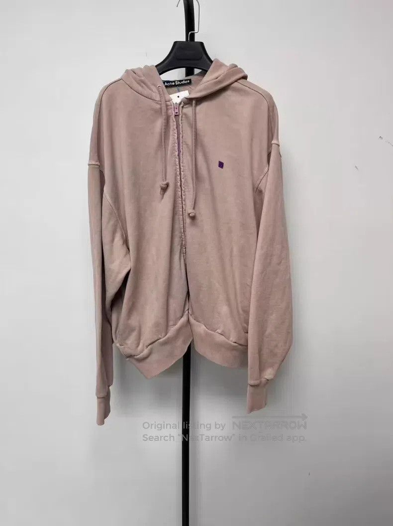 Acne Studios Acne Studios Face expression faded zipper hooded sweatshir Size US S / EU 44-46 / 1 - 1 Thumbnail