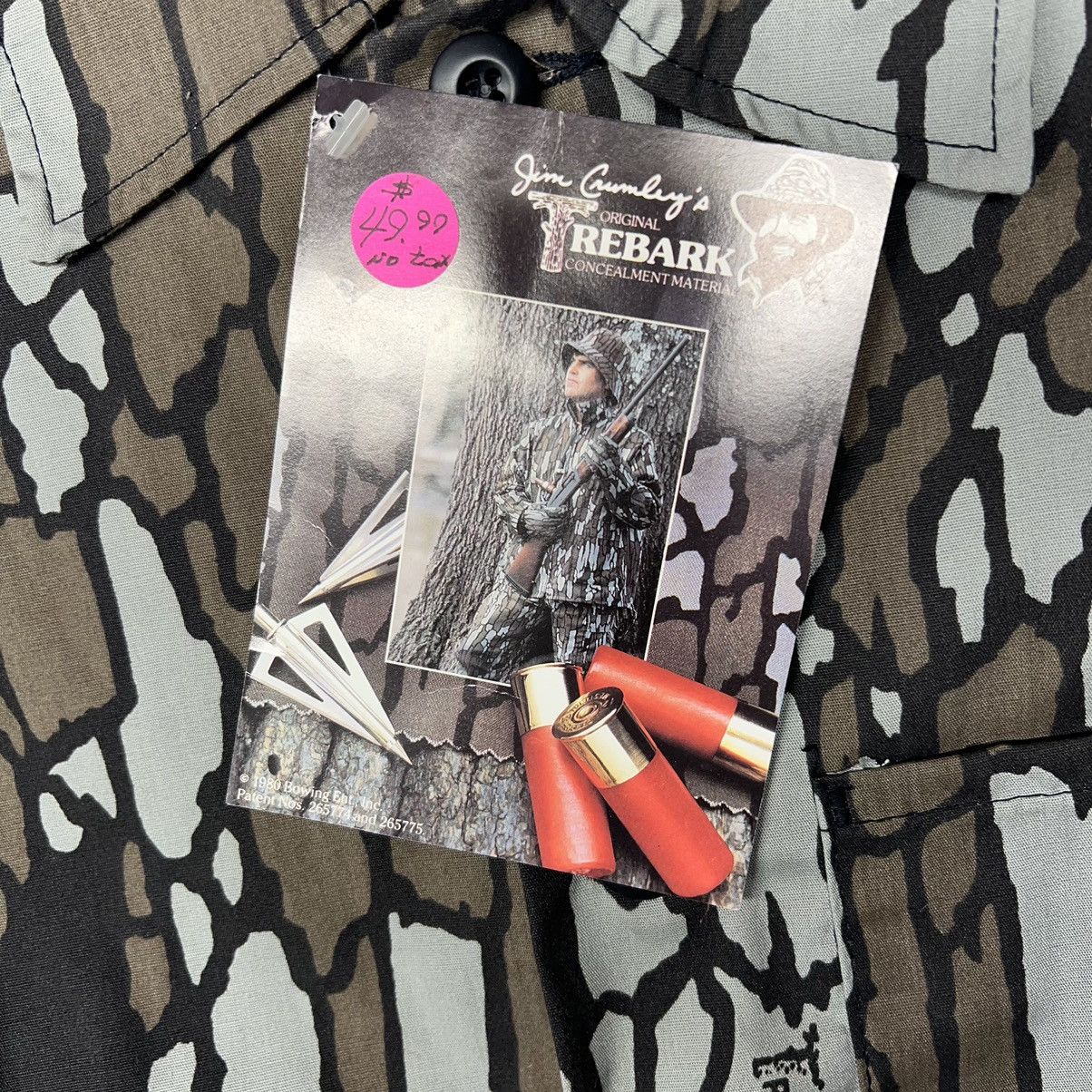 Vintage VTG Trebark Shirt Pants Set Camo Suit Hunting Shooting 80s Size US L / EU 52-54 / 3 - 3 Thumbnail