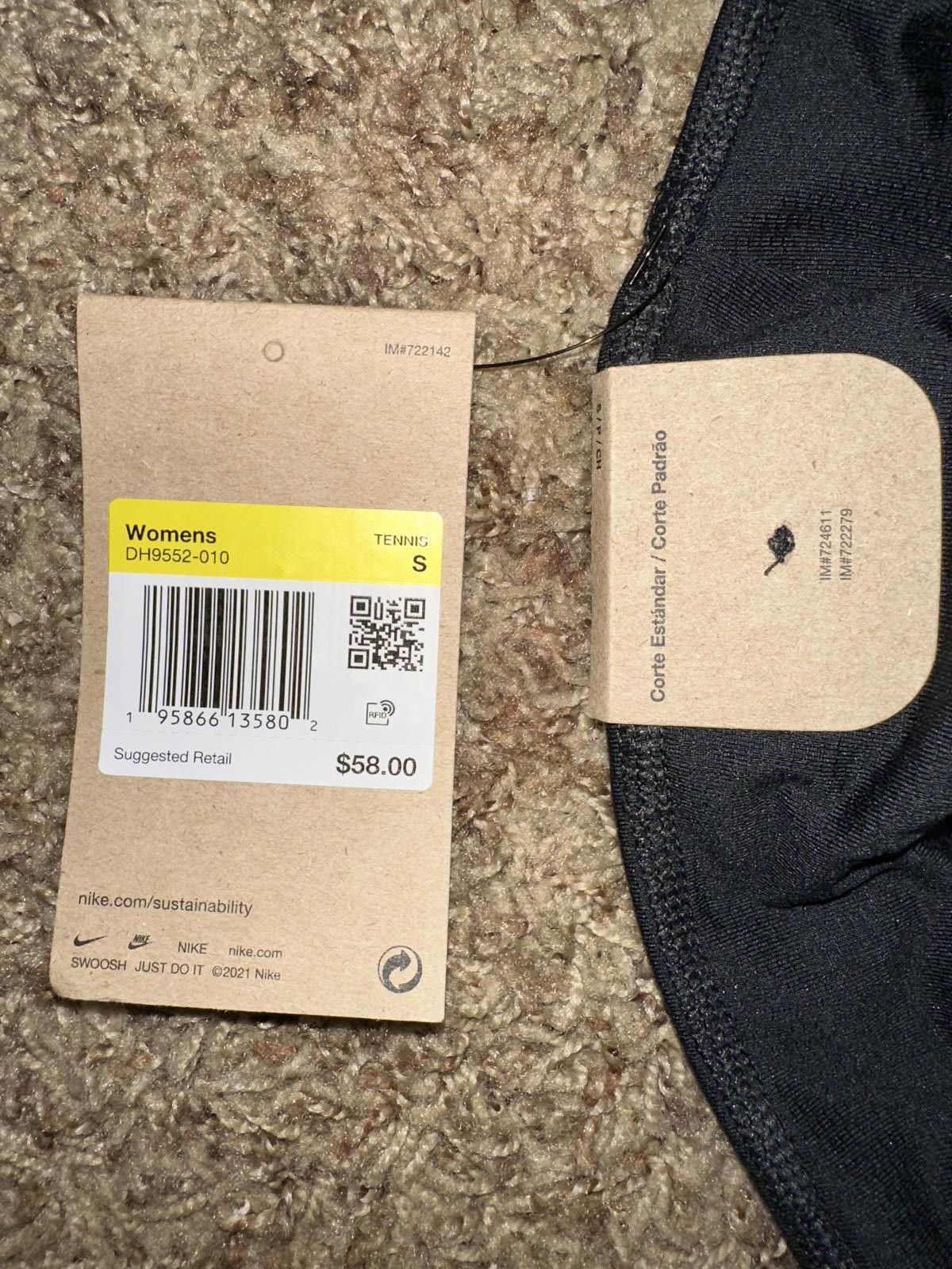 Nike Nike Women's Tennis Court Flouncy Black Golf Skort Size 28" / US 6 / IT 42 - 5 Thumbnail