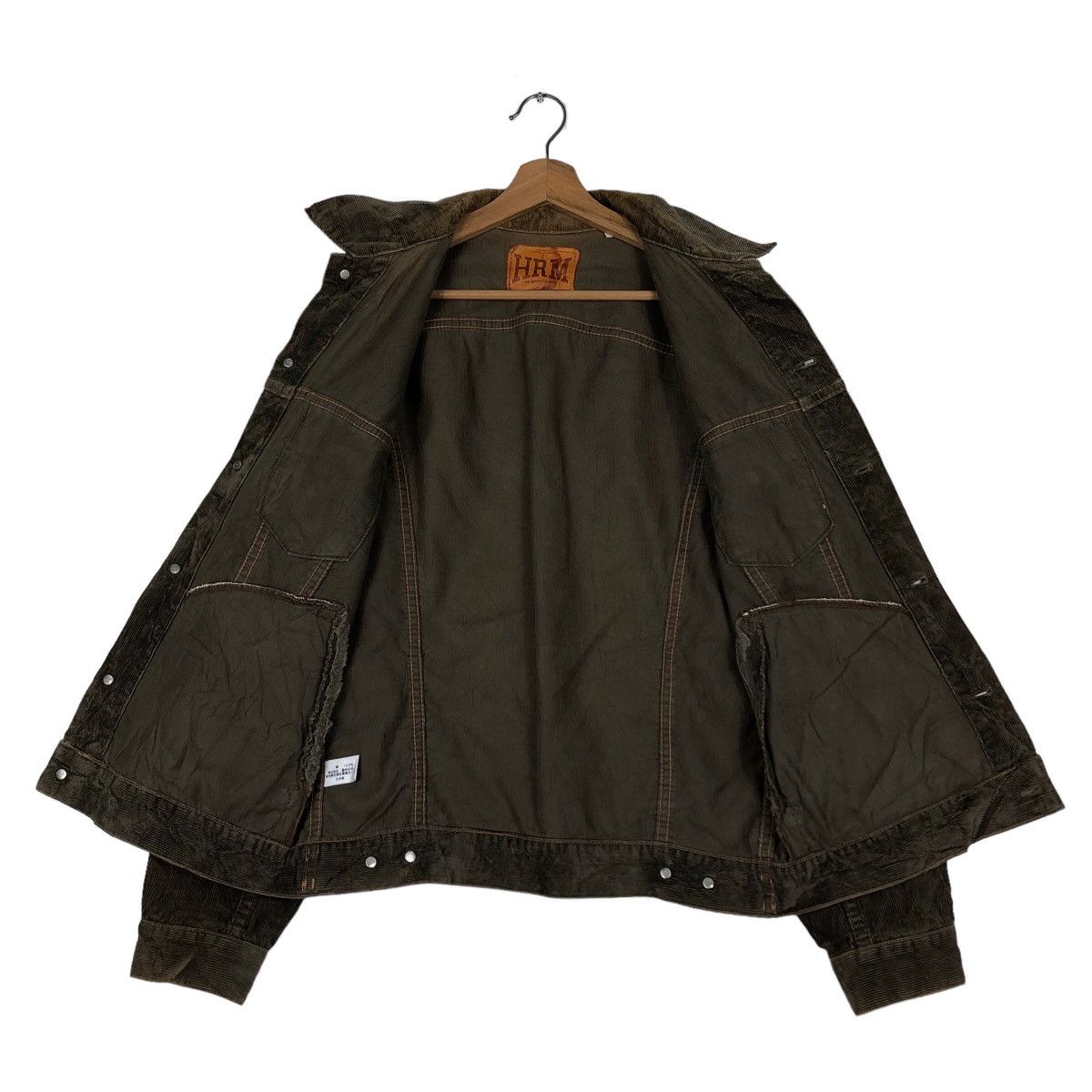 Blue Blue Japan 🔥Vintage Corduroy Trucker Jacket HRM Japan Biker Wear Size US M / EU 48-50 / 2 - 13 Thumbnail