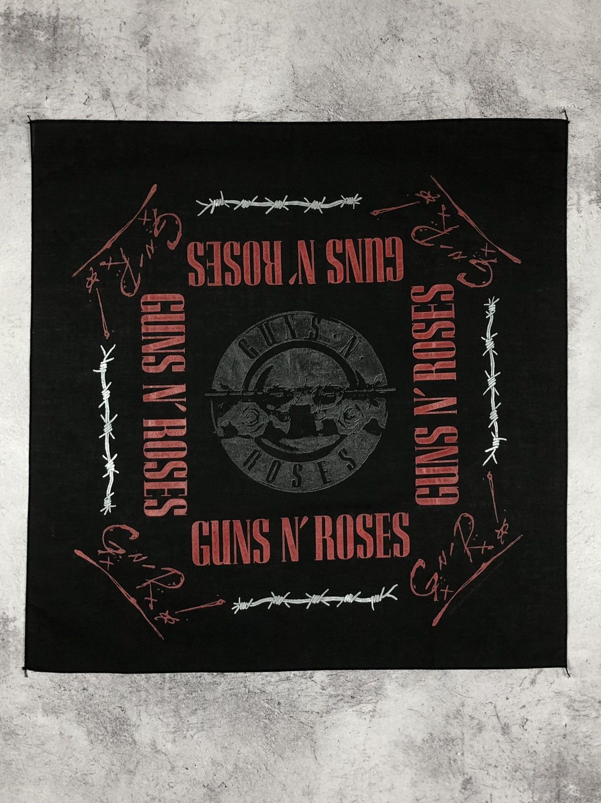 Guns N' Roses 1992 Guns N' Roses Bandana Flag Size ONE SIZE - 1 Thumbnail