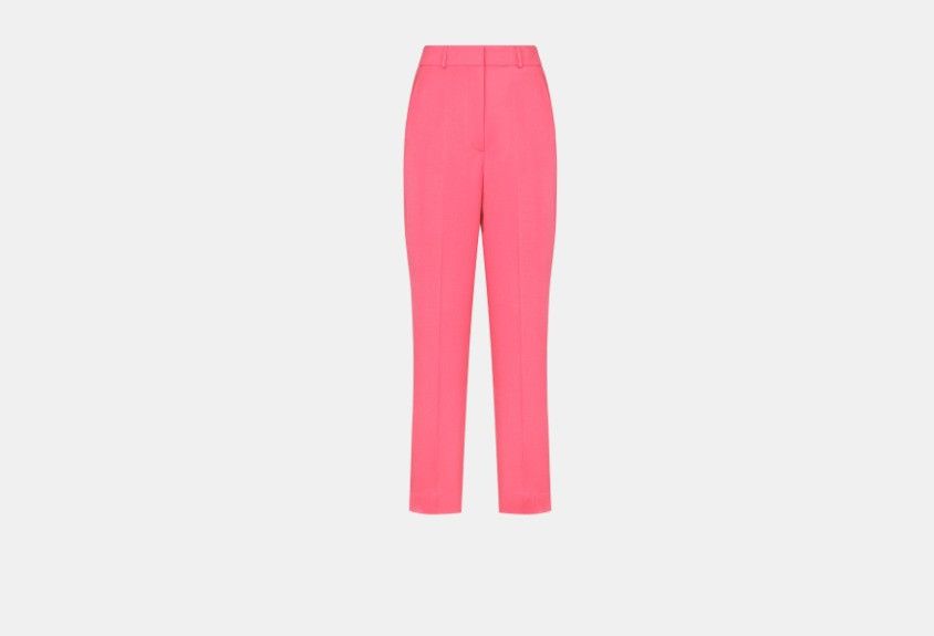 Dior o1w1db10824 Straight-Cut Pant in Pink Size 25" / US 0 / IT 36 - 1 Thumbnail