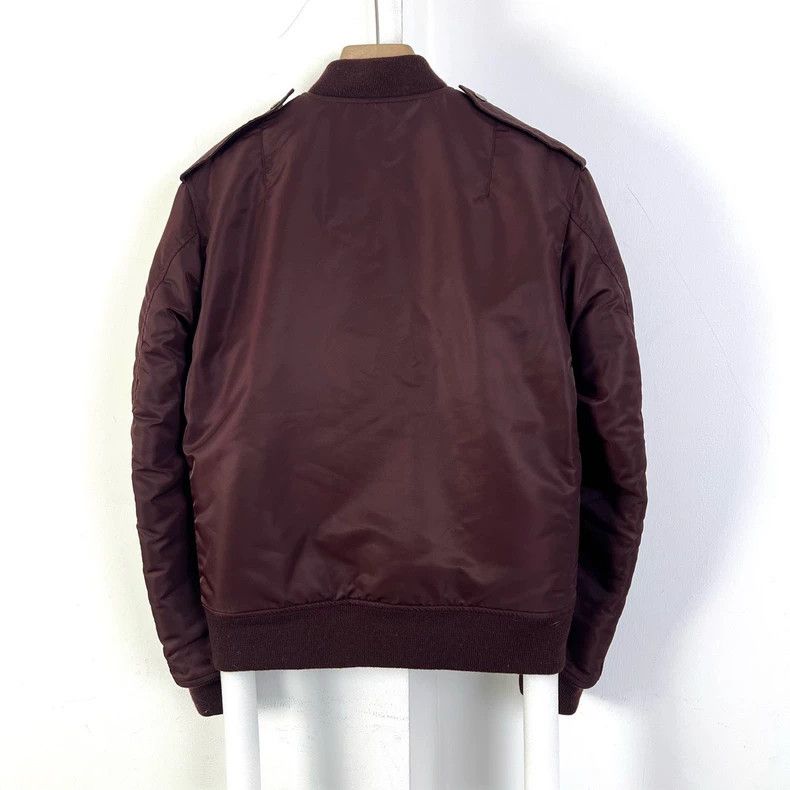 Saint Laurent Paris Saint Laurent Paris Burgundy ma1 flight jacket Size US S / EU 44-46 / 1 - 2 Thumbnail