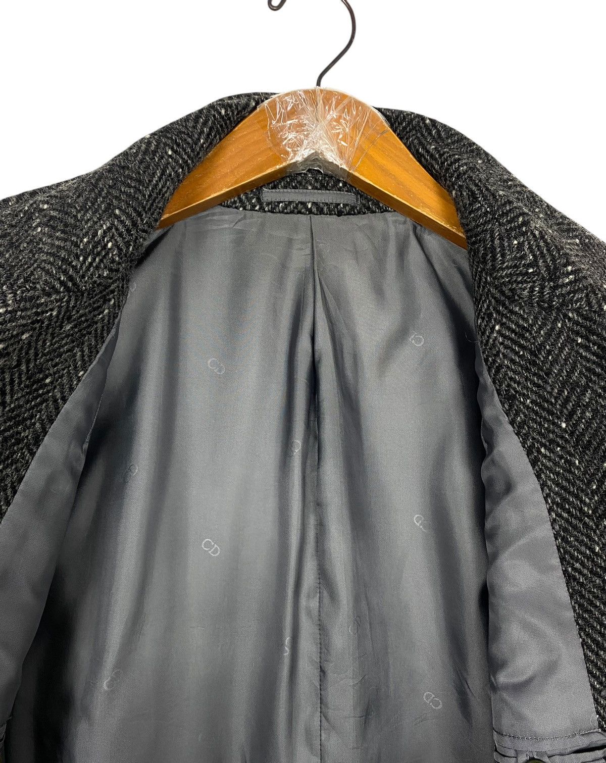 Christian Dior Monsieur Rare‼️ Vintage Christian Dior Monsieur Herringbone Wool Coat Size US S / EU 44-46 / 1 - 6 Thumbnail