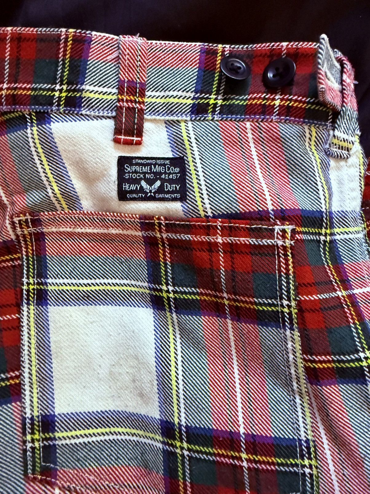Supreme Supreme Cargo Flight Pants Size 32 Tartan Plaid SS14 Size US 32 / EU 48 - 7 Thumbnail