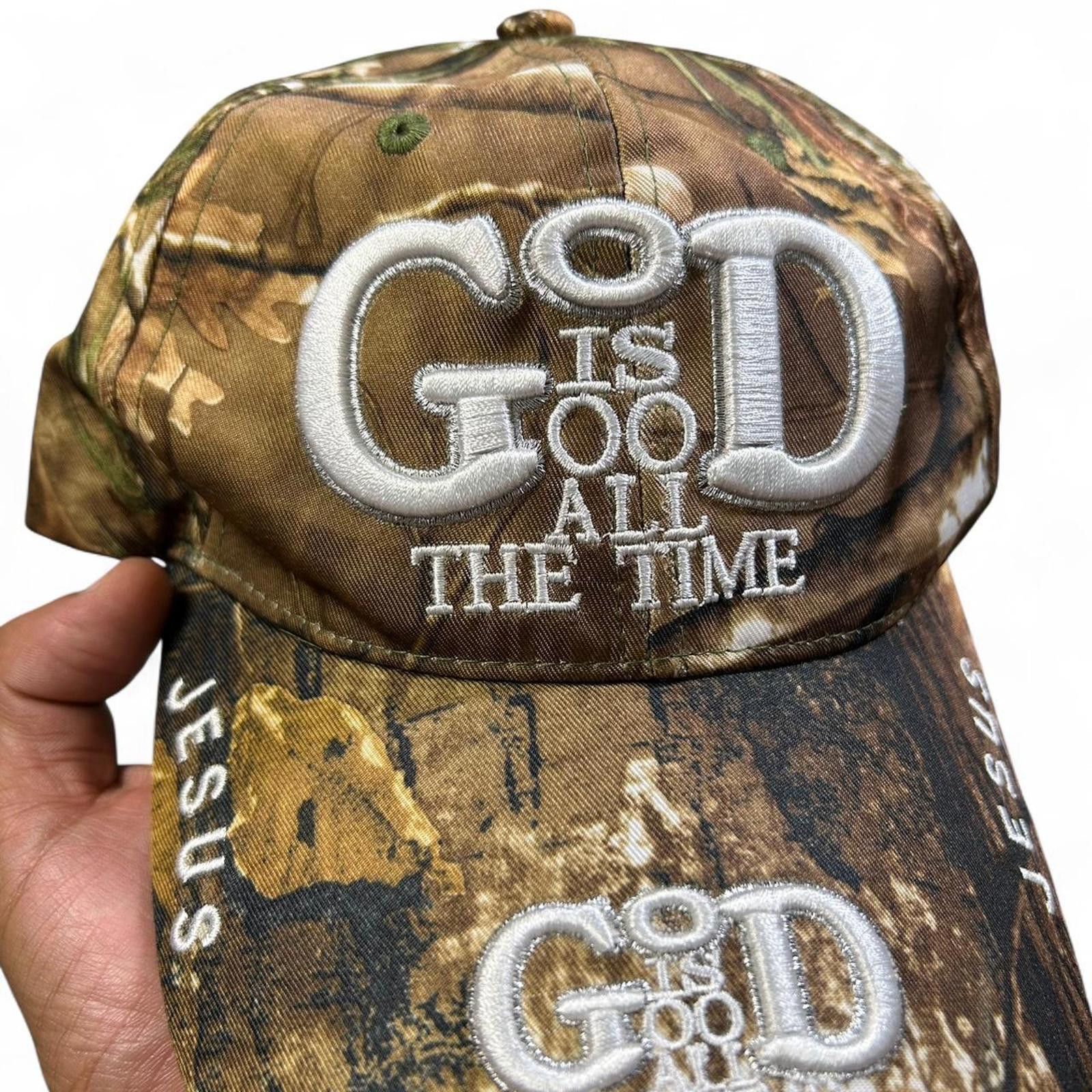 Other Y2K Camo God Is Good All The Time Hat Size ONE SIZE - 2 Thumbnail