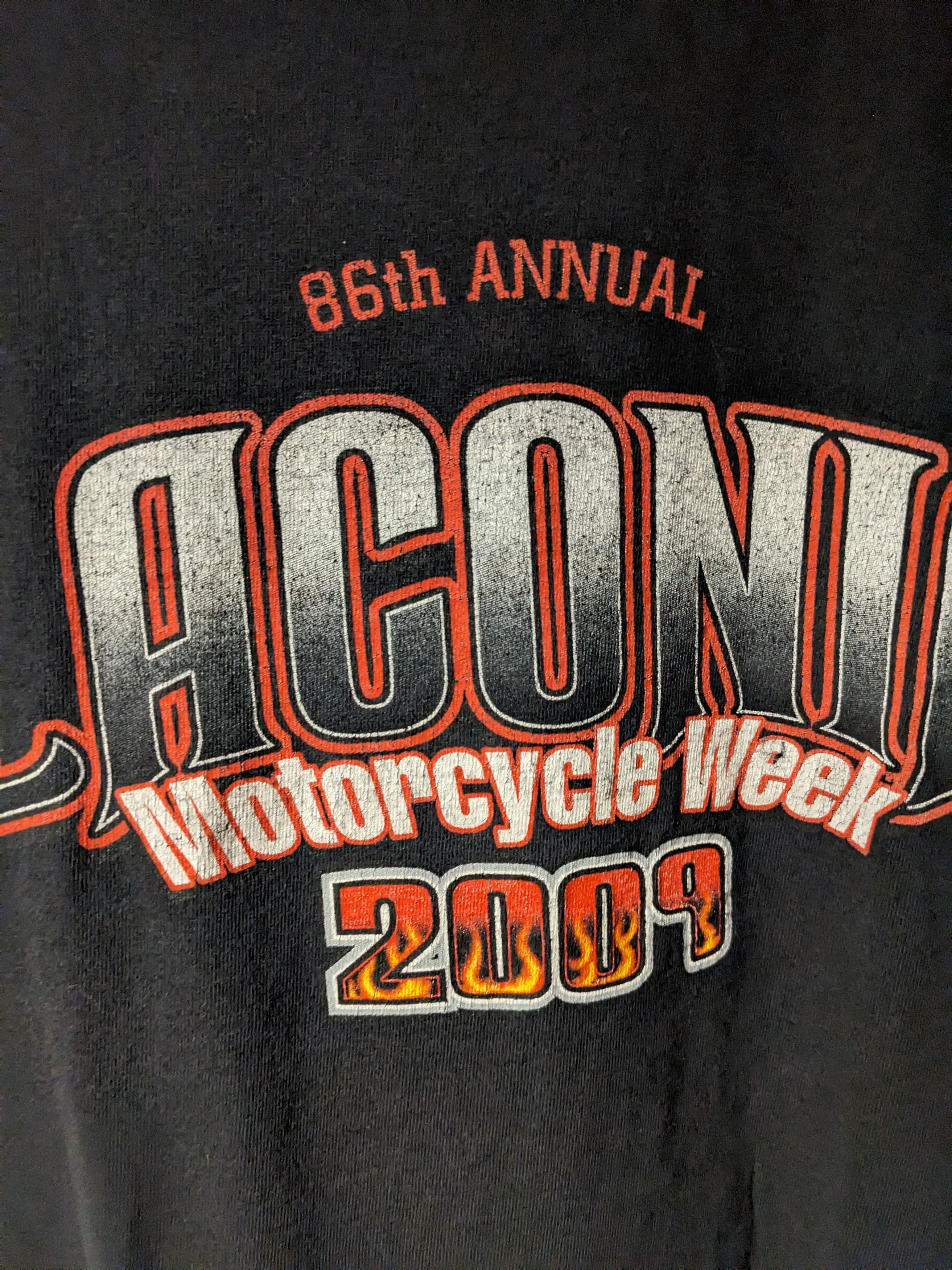 Harley Davidson × Vintage Vintage 2009 Laconia Bike Week Motorcycle XX-Large T-Shirt Size US XXL / EU 58 / 5 - 4 Thumbnail
