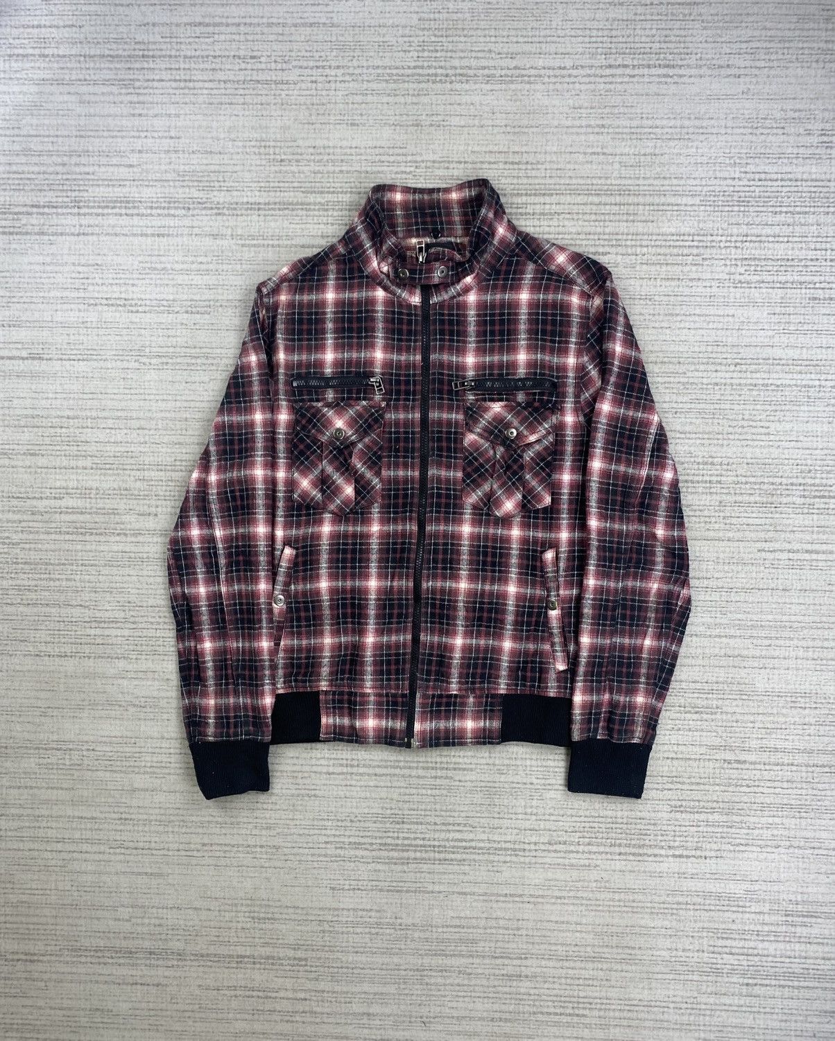 Splendid Vintage Splendid Satisfaction Checked Punk Style Jacket Size US M / EU 48-50 / 2 - 1 Thumbnail