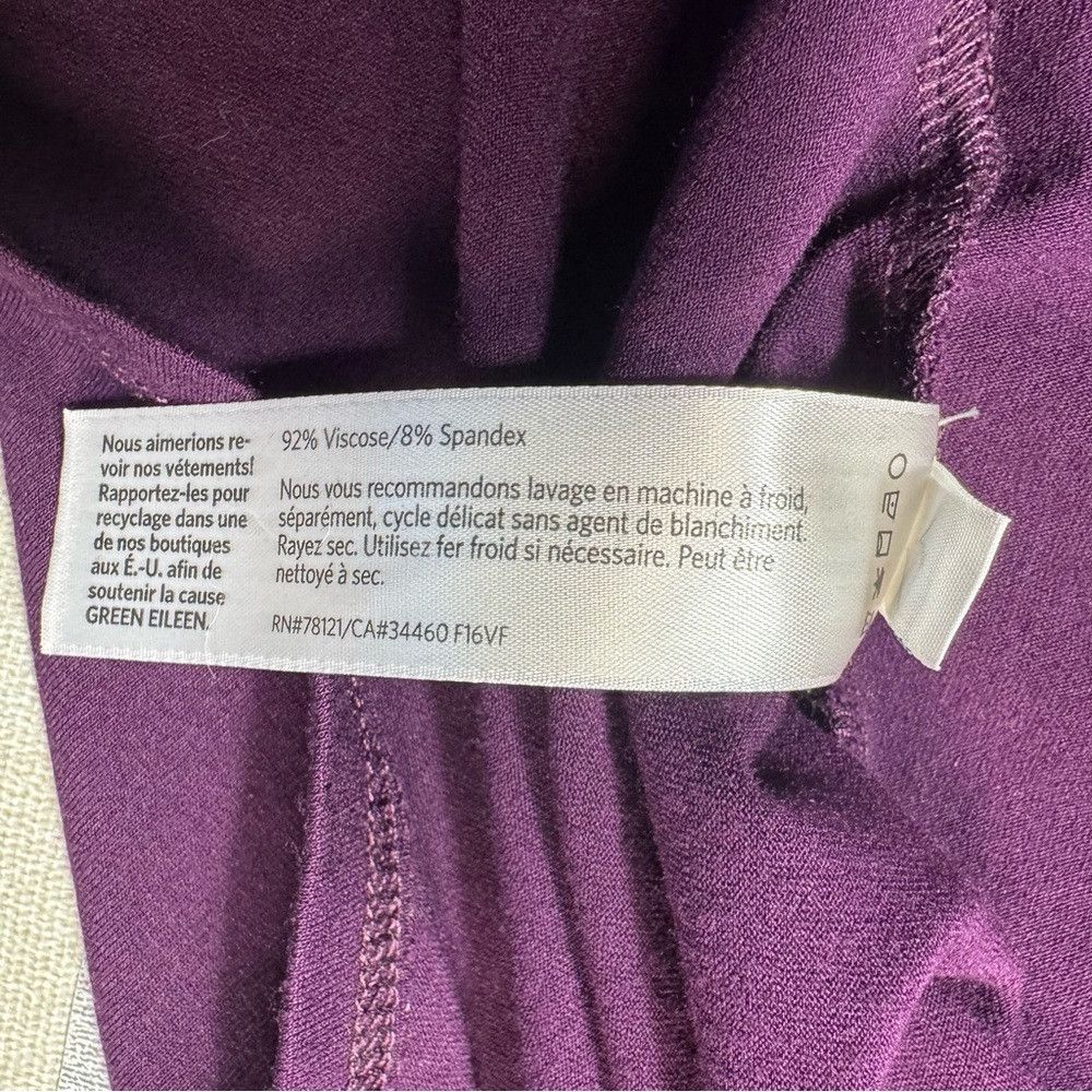 Eileen Fisher Eileen Fisher Hi-Low Long Sleeve Purple Dress Size M Size M / US 6-8 / IT 42-44 - 8 Thumbnail