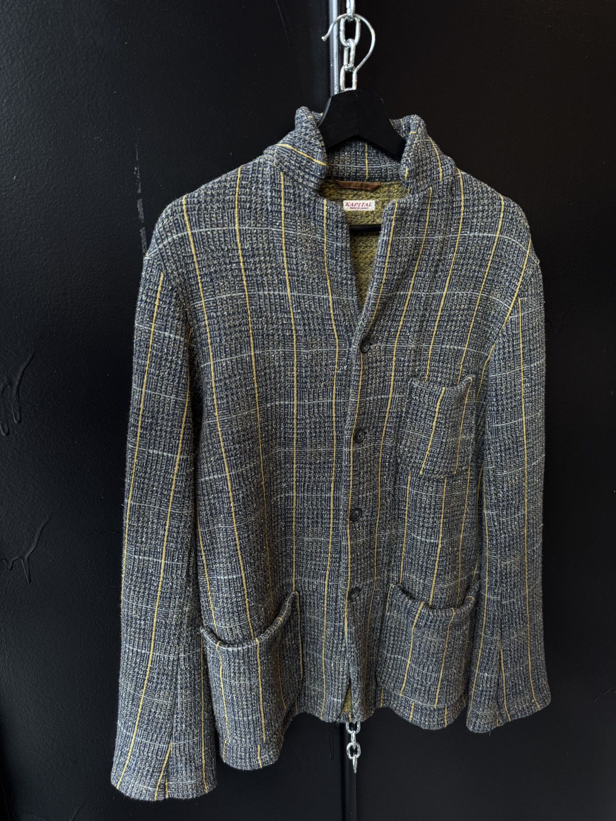 Kapital Kapital Tweed Fleecy Knit Kobe Jacket Size US M / EU 48-50 / 2 - 1 Thumbnail