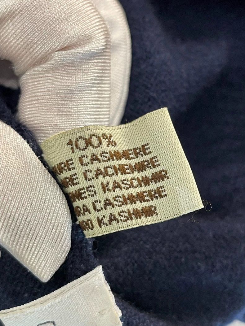 Thom Browne Thom Browne Blue and green cashmere Polo collar T-shirt Size S / US 4 / IT 40 - 7 Thumbnail