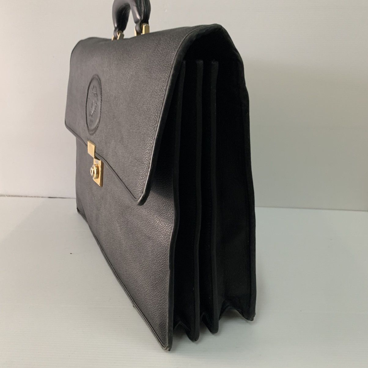 Versace Gianni Versace Leather Briefcase Size ONE SIZE - 6 Thumbnail