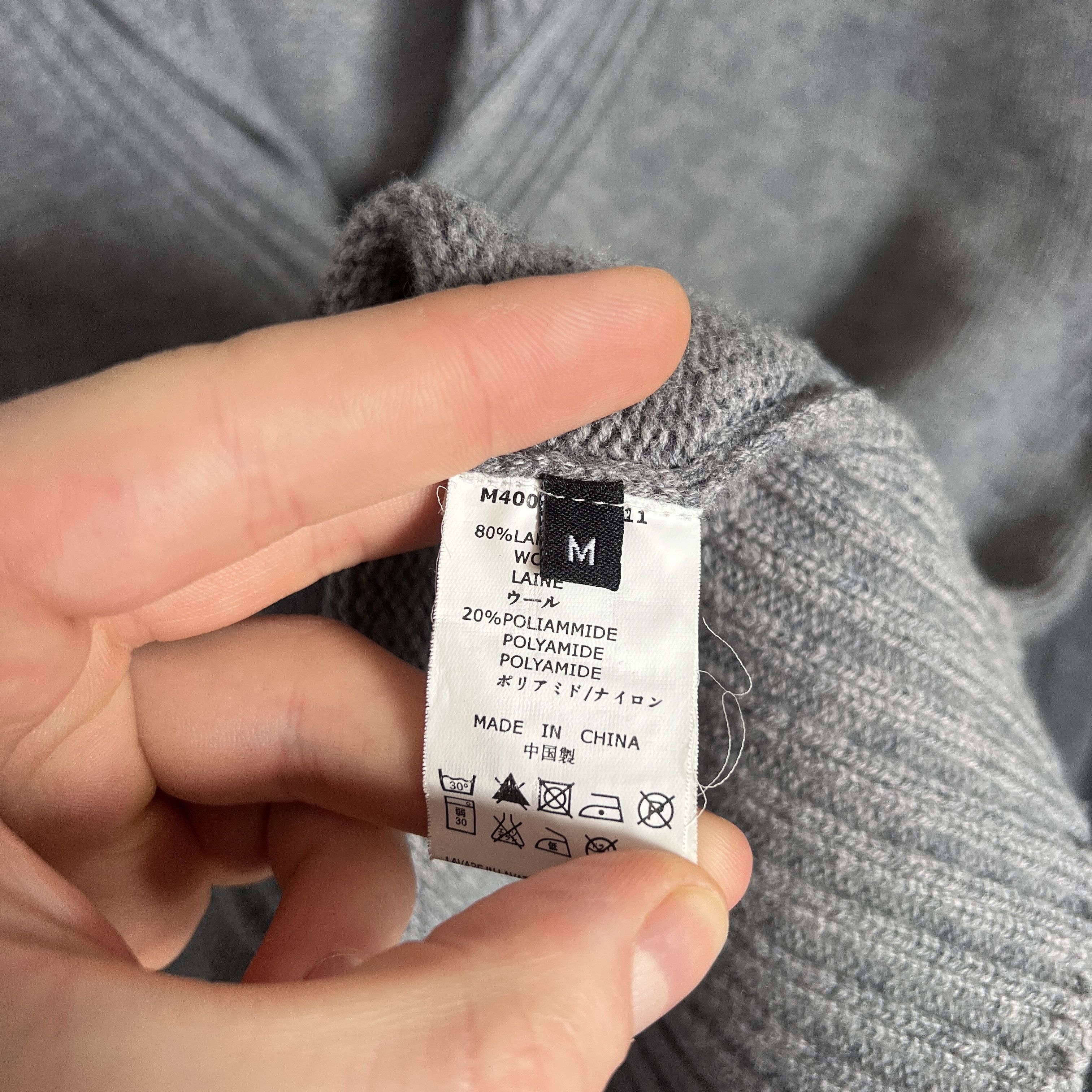 Japanese Brand Men's VINTAGE 55 Wool Knitted Button Cardigan Size M Size US M / EU 48-50 / 2 - 7 Thumbnail