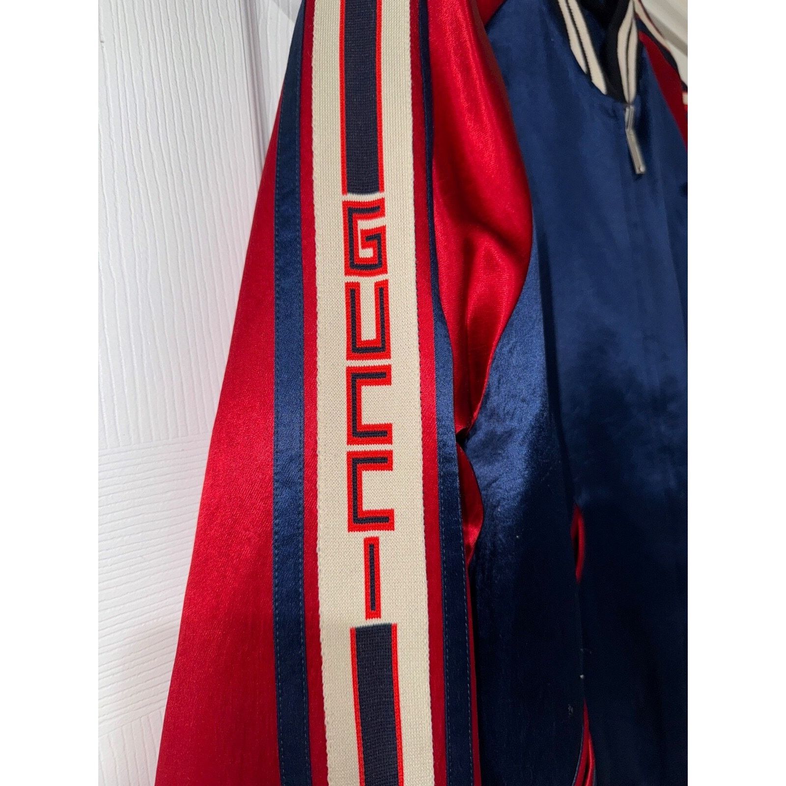 Gucci Gucci Silk Acetate Reversible Bomber Souvenir Jacket 48 Size US M / EU 48-50 / 2 - 6 Thumbnail