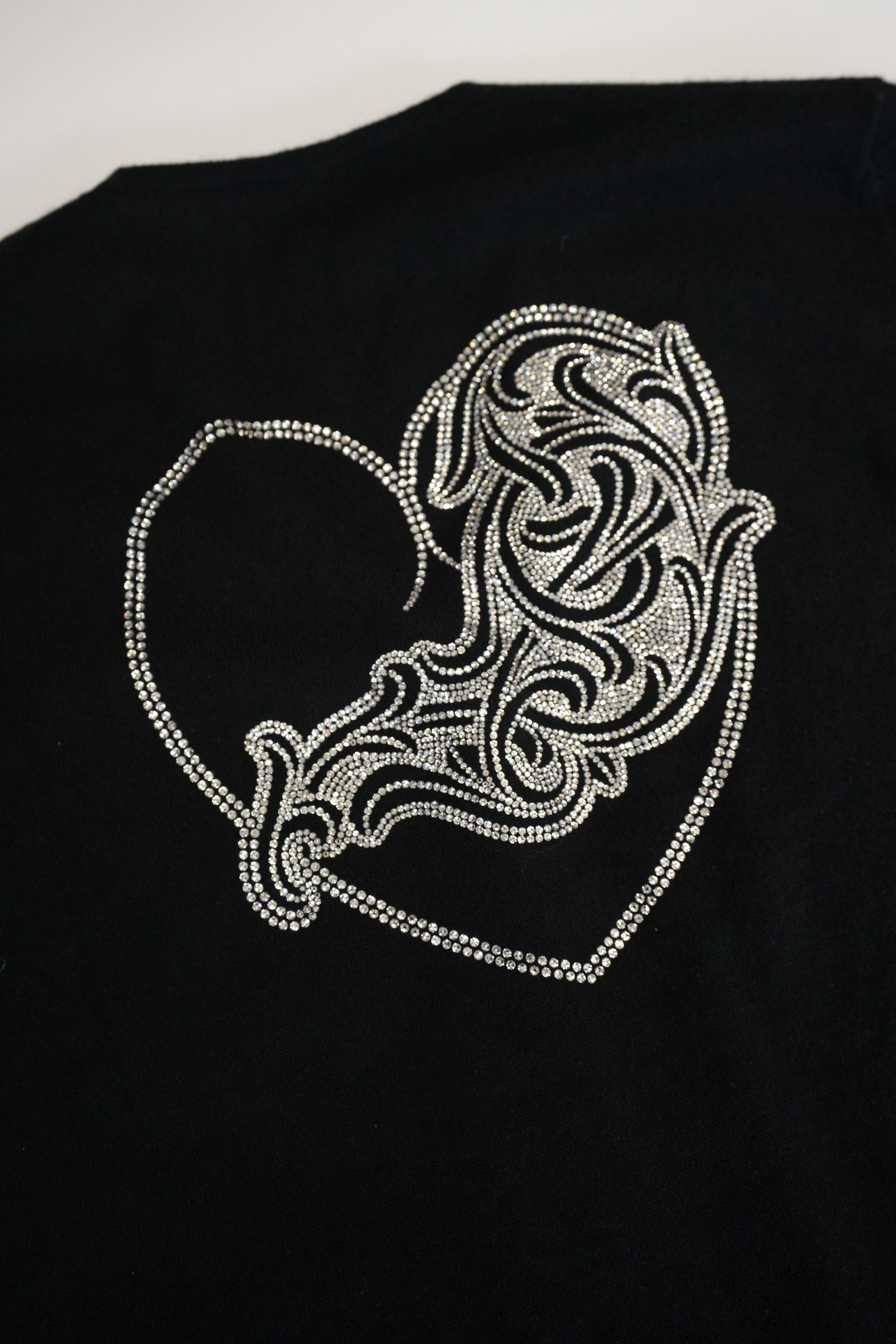 Chrome Hearts Chrome Hearts Y NOT Back Rhinestone Viny Heart Cashmere Size US M / EU 48-50 / 2 - 8 Thumbnail