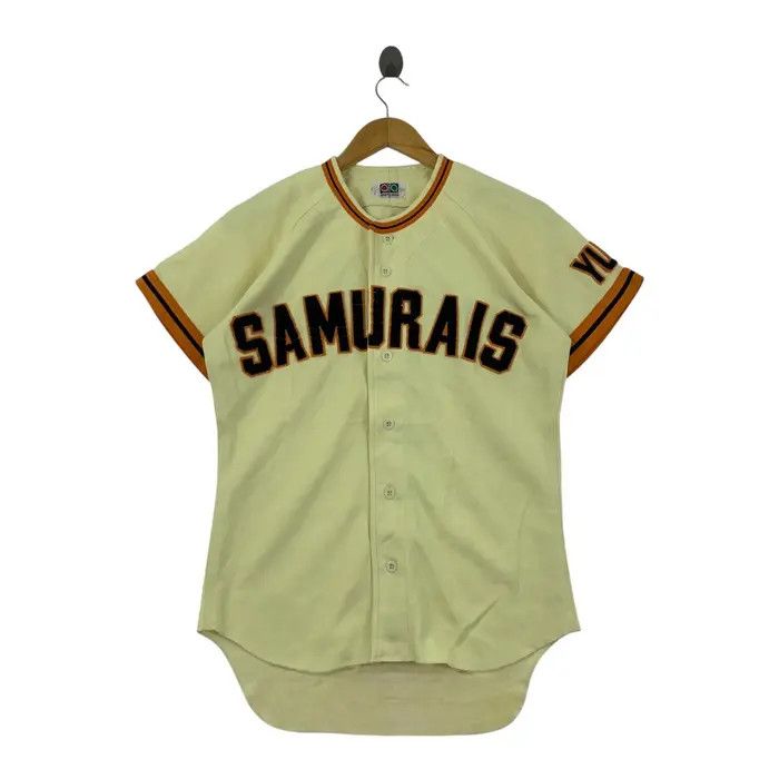 Asics Vintage ASICS GTO SAMURAI Yuki Baseball Jersey Tee Shirt Size US L / EU 52-54 / 3 - 1 Thumbnail