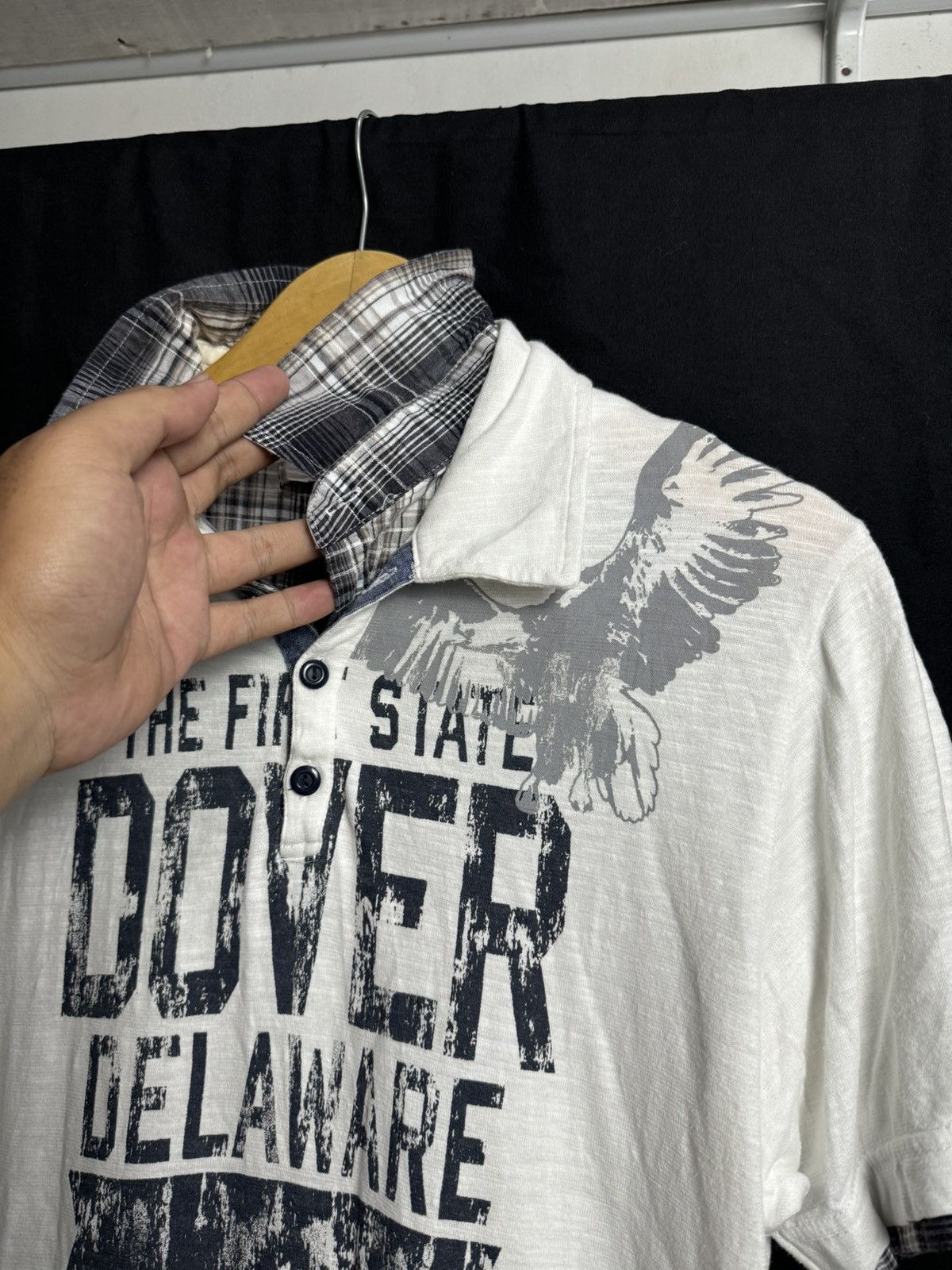 Hysteric Glamour Double Layers Japanese Poem Famock Polo Shirt Size US M / EU 48-50 / 2 - 4 Thumbnail
