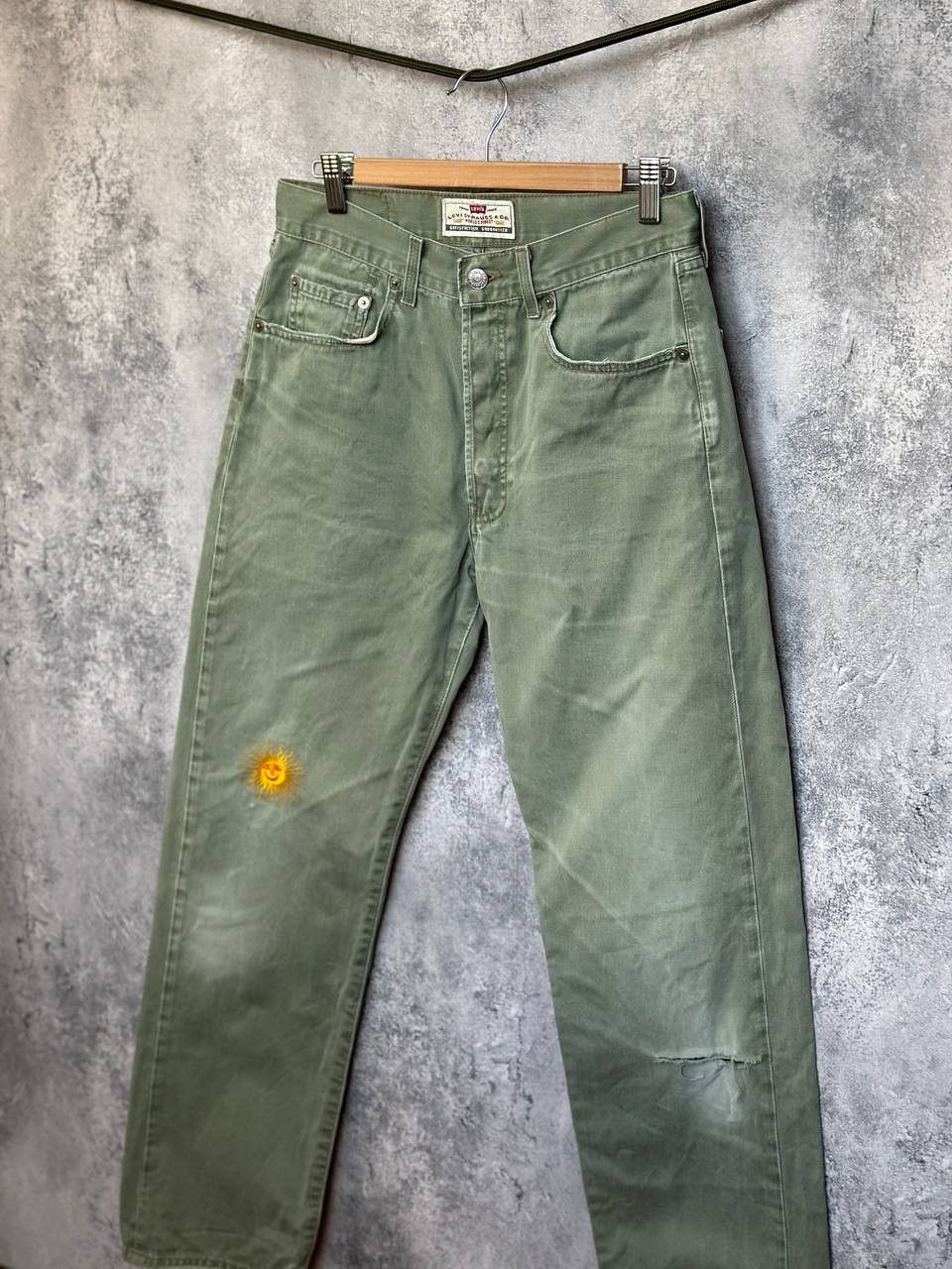 Levi's Vintage Clothing Vintage Levi's 451 Work Pants 90s USA Made Distressed Size US 31 - 2 Thumbnail