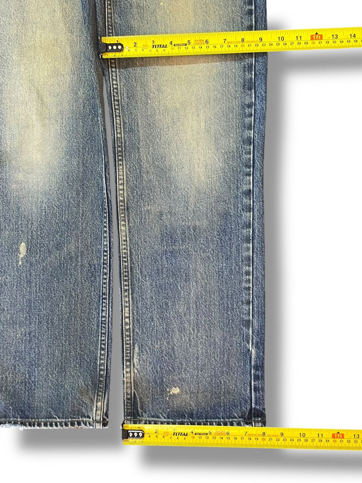 Uniqlo Vintage Uniqlo Japan - Faded Mud Wash, Loose Straight Jeans Size US 29 - 14 Thumbnail
