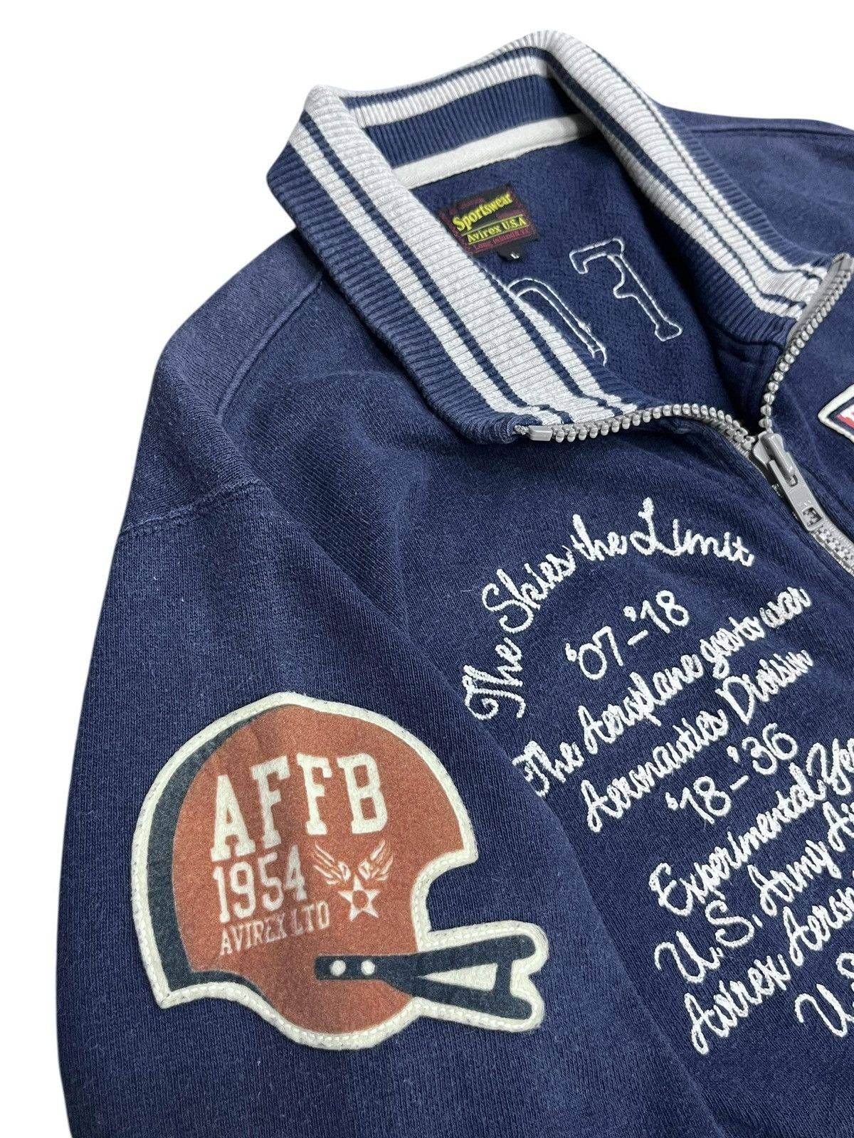 Avirex VERYRARE🔥Vintage AVIREX Air Force 54 Football Cotton Jacket Size US M / EU 48-50 / 2 - 4 Thumbnail