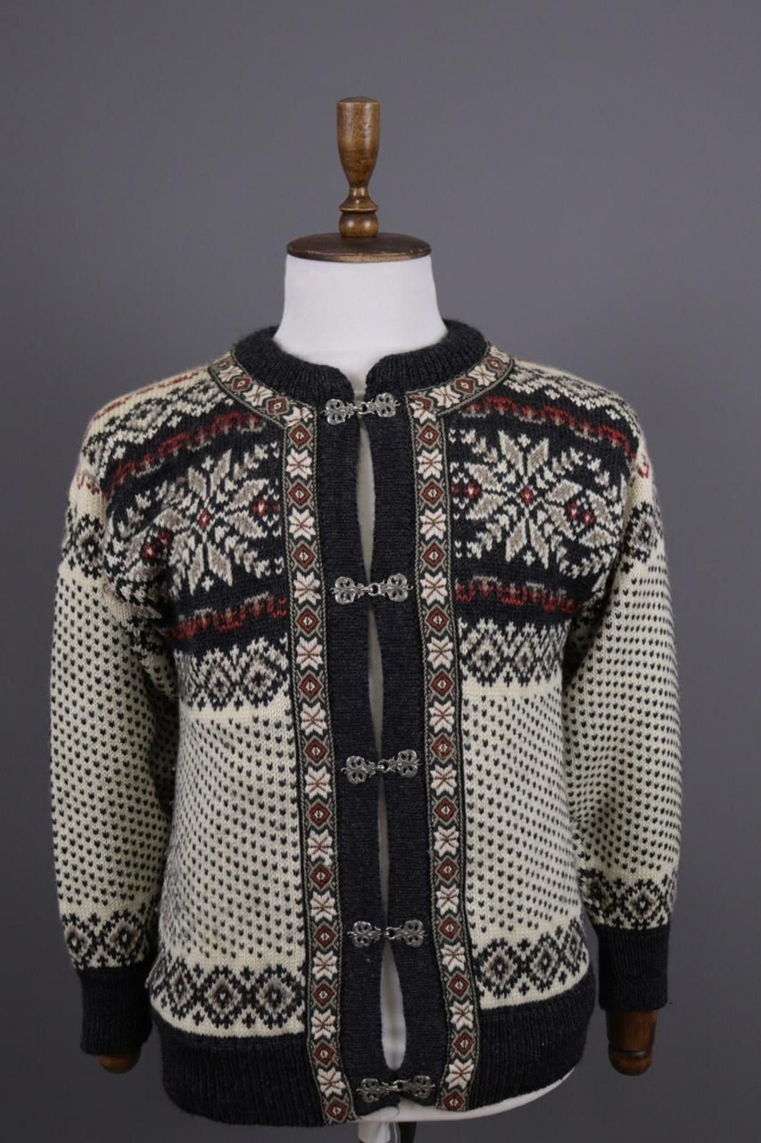 Dale Of Norway DALE OF NORWAY Classic Multicolor Clasp Ski Sweater Size XS Size US XS / EU 42 / 0 - 1 Thumbnail